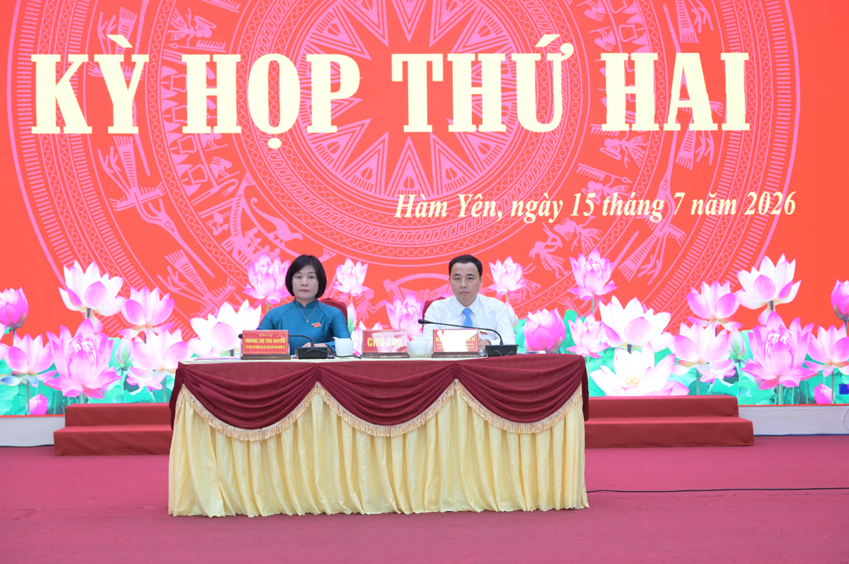 Kỳ họp thứ hai HĐND xã Hàm Yên khóa II xem xét, quyết nghị nhiều nội dung quan trọng