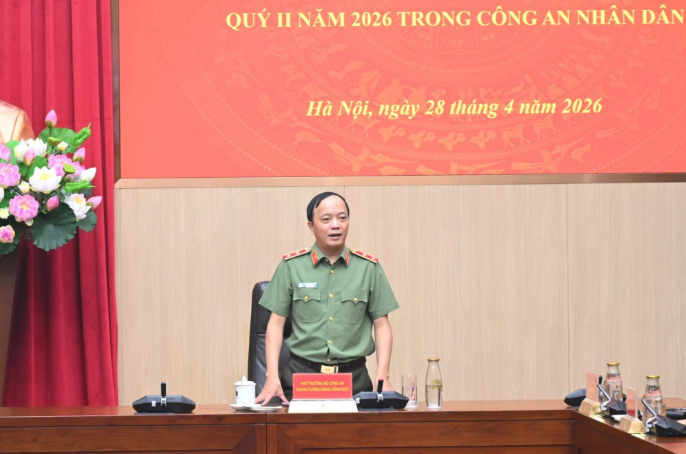 HỘI NGHỊ RÀ SOÁT, ĐẨY MẠNH PHÂN BỔ, GIẢI NGÂN VỐN ĐẦU TƯ CÔNG QUÝ II/2026 TRONG CAND