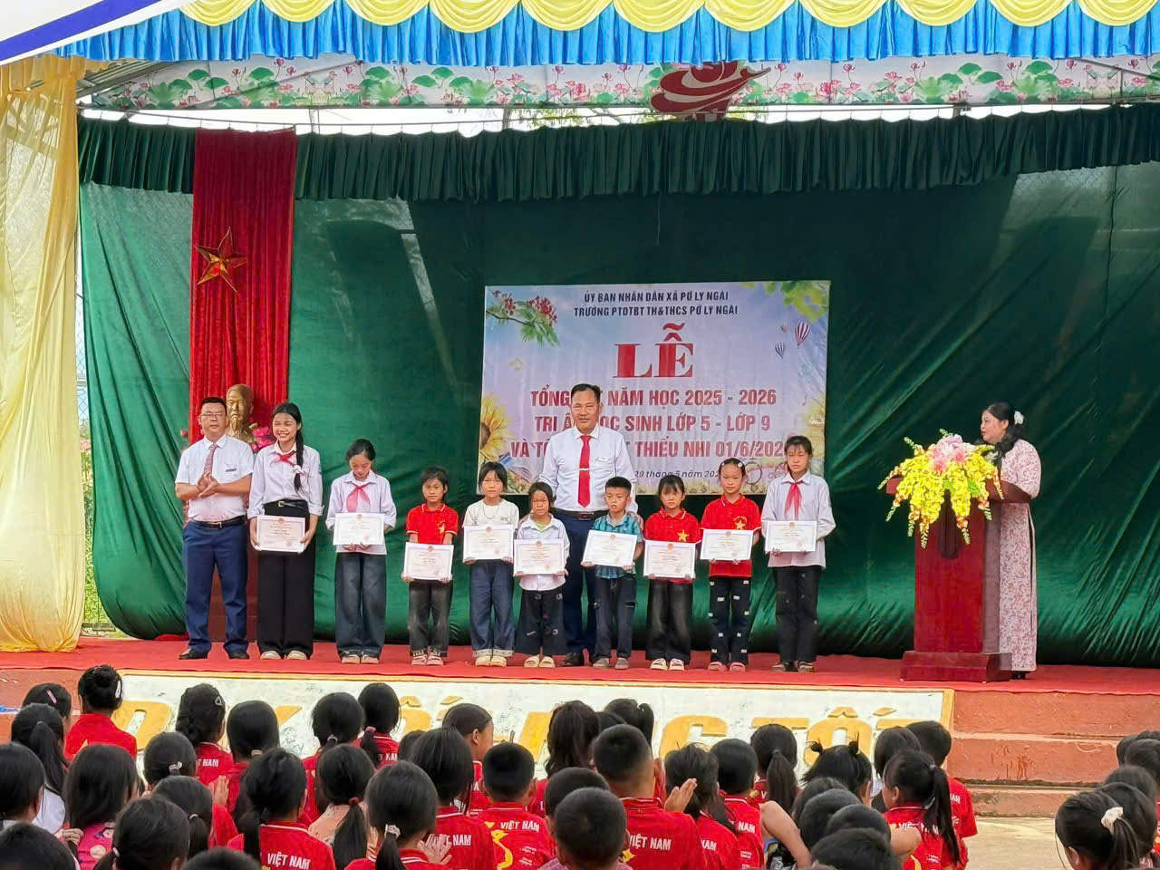 Các Trường PTDT Bán trú TH&THCS, Mầm non xã Pờ Ly Ngài tổng kết năm học 2025 – 2026