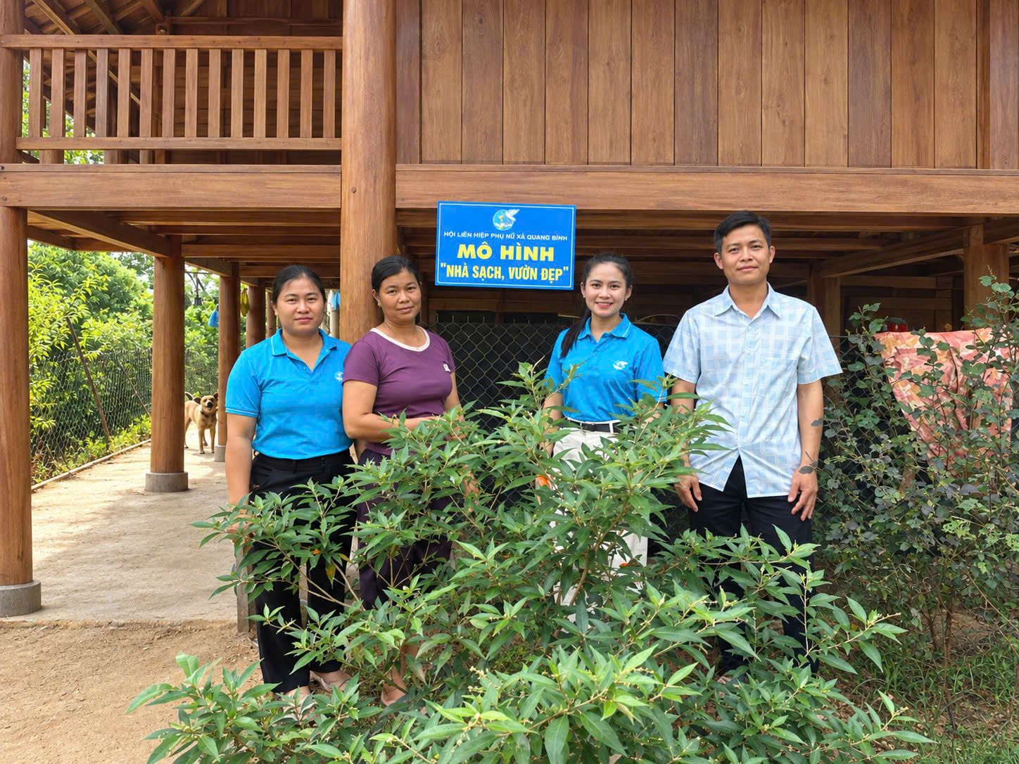 (Quang Bình – Tuyên Quang) Phụ nữ xã Quang Bình xây dựng “Nhà sạch, vườn đẹp” từ những việc làm cụ thể