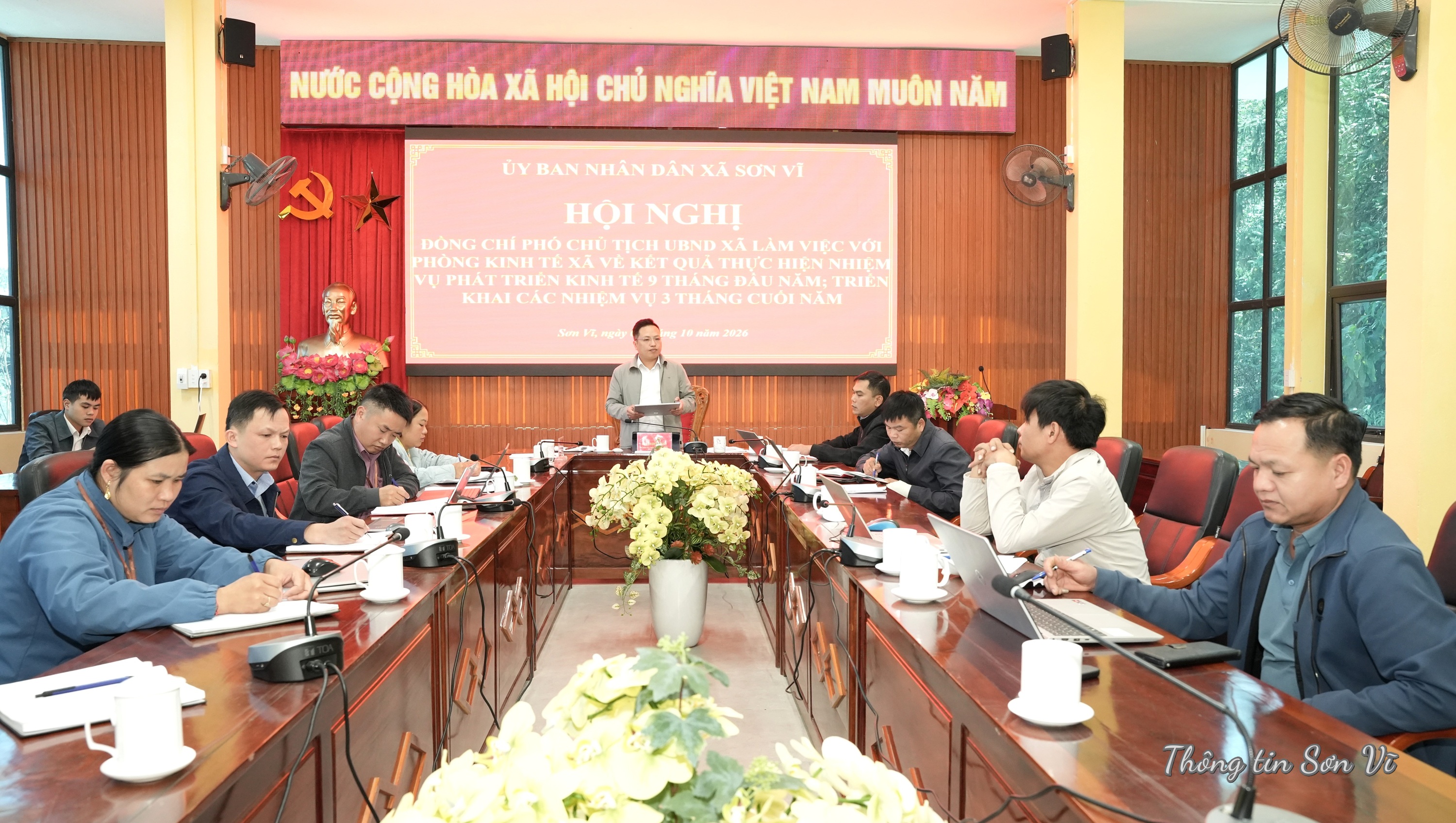 Xã Sơn Vĩ đẩy nhanh tiến độ thực hiện nhiệm vụ phát triển kinh tế