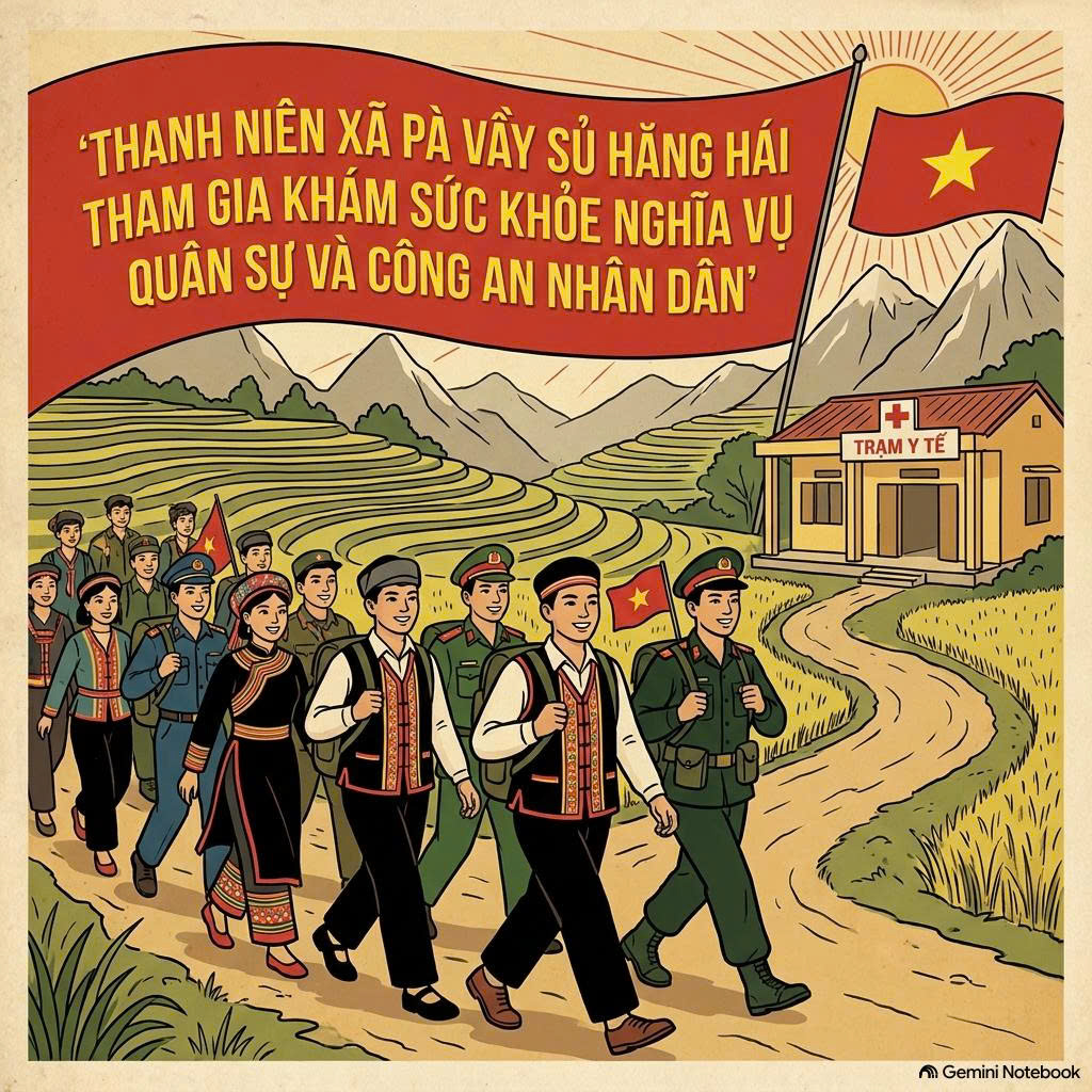 SẴN SÀNG THAM GIA KHÁM SỨC KHỎE NGHĨA VỤ QUÂN SỰ VÀ CÔNG AN NHÂN DÂN