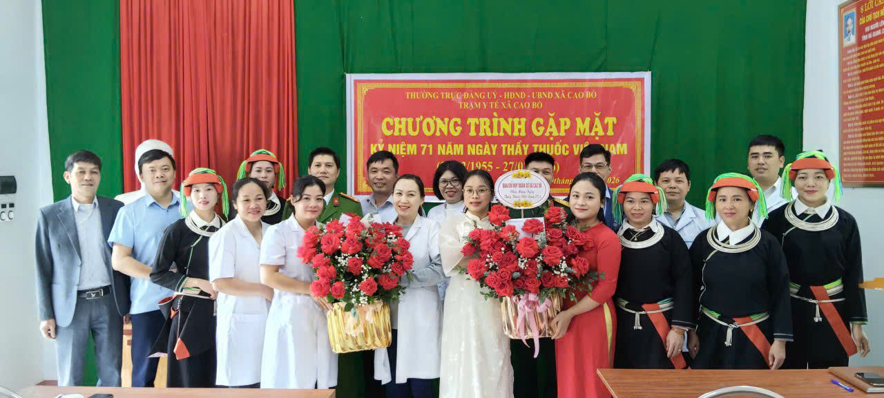 Xã Cao Bồ tổ chức kỷ niệm 71 năm Ngày Thầy thuốc Việt Nam (27/02/1955 – 27/02/2026)