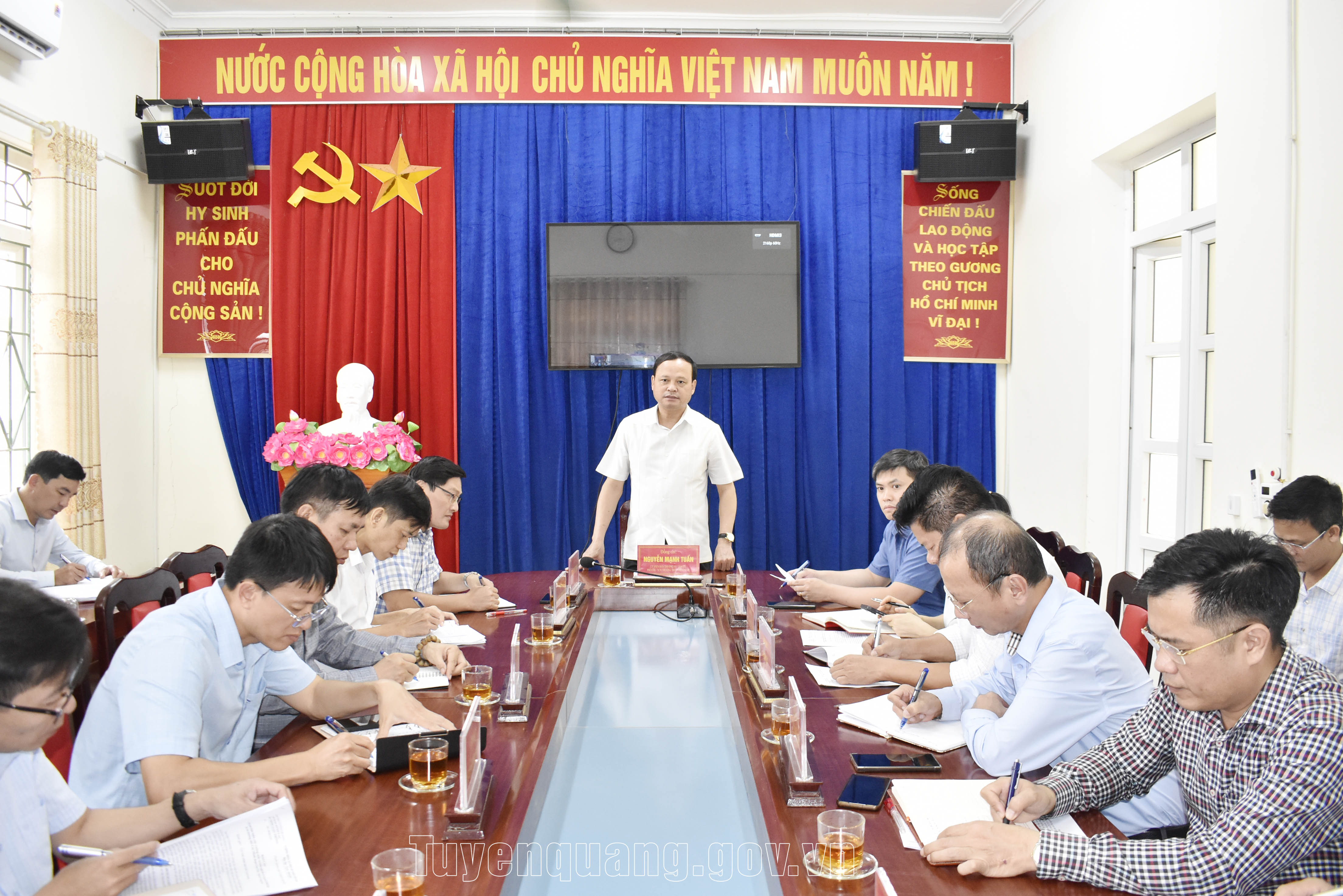 Đẩy nhanh tiến độ thực hiện Dự án đường Hồ Chí Minh đoạn Chợ Chu – Ngã ba Trung Sơn