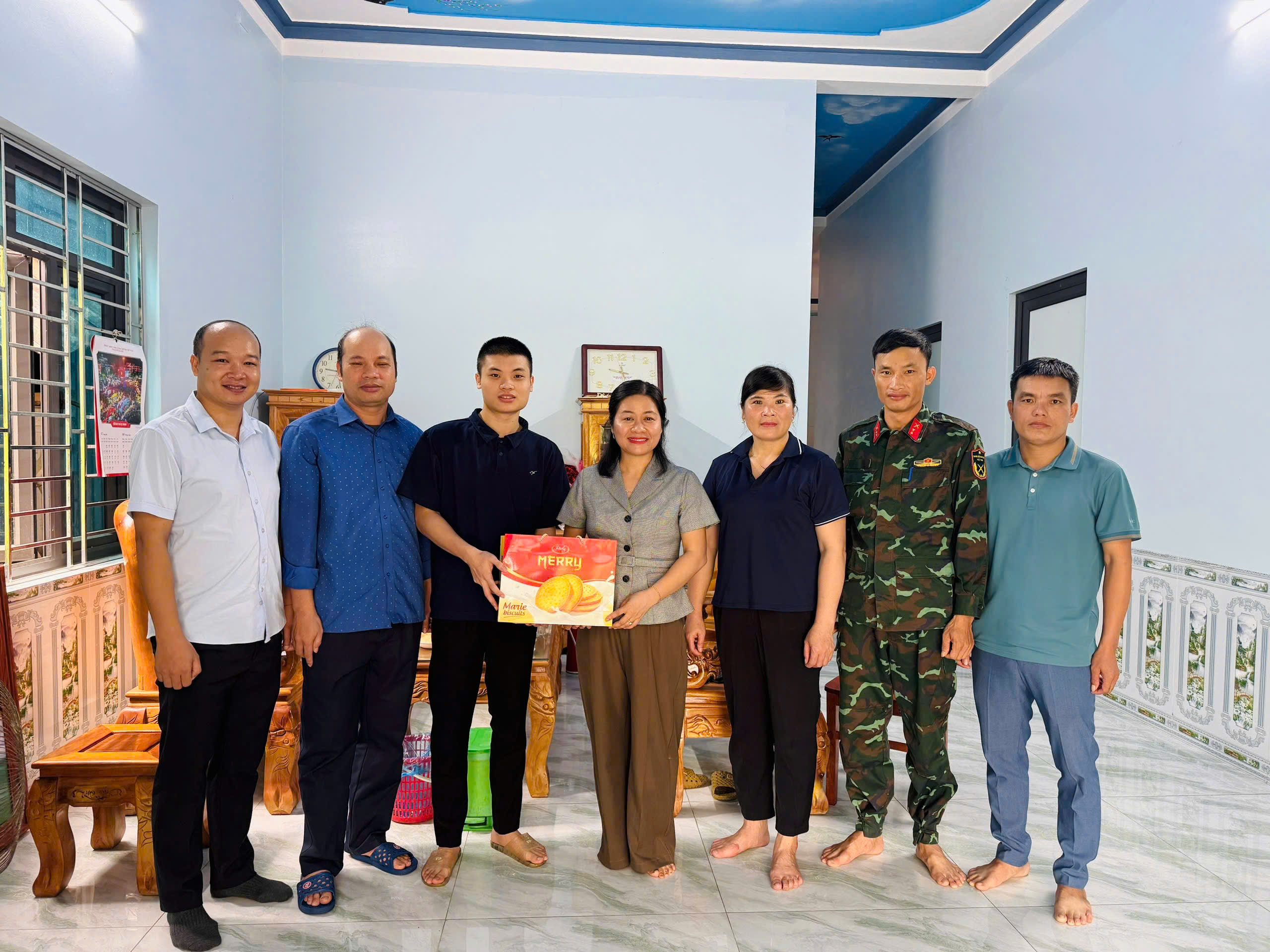 Xã Kiên Đài có 2 công dân trúng tuyển vào các trường Quân đội năm 2026