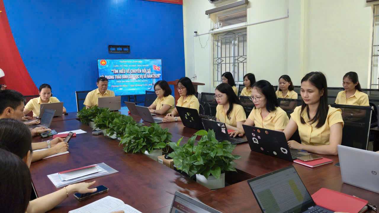 LAN TOẢ CUỘC THI CHUYỂN ĐỔI SỐ TẠI PHƯỜNG HÀ GIANG 1 