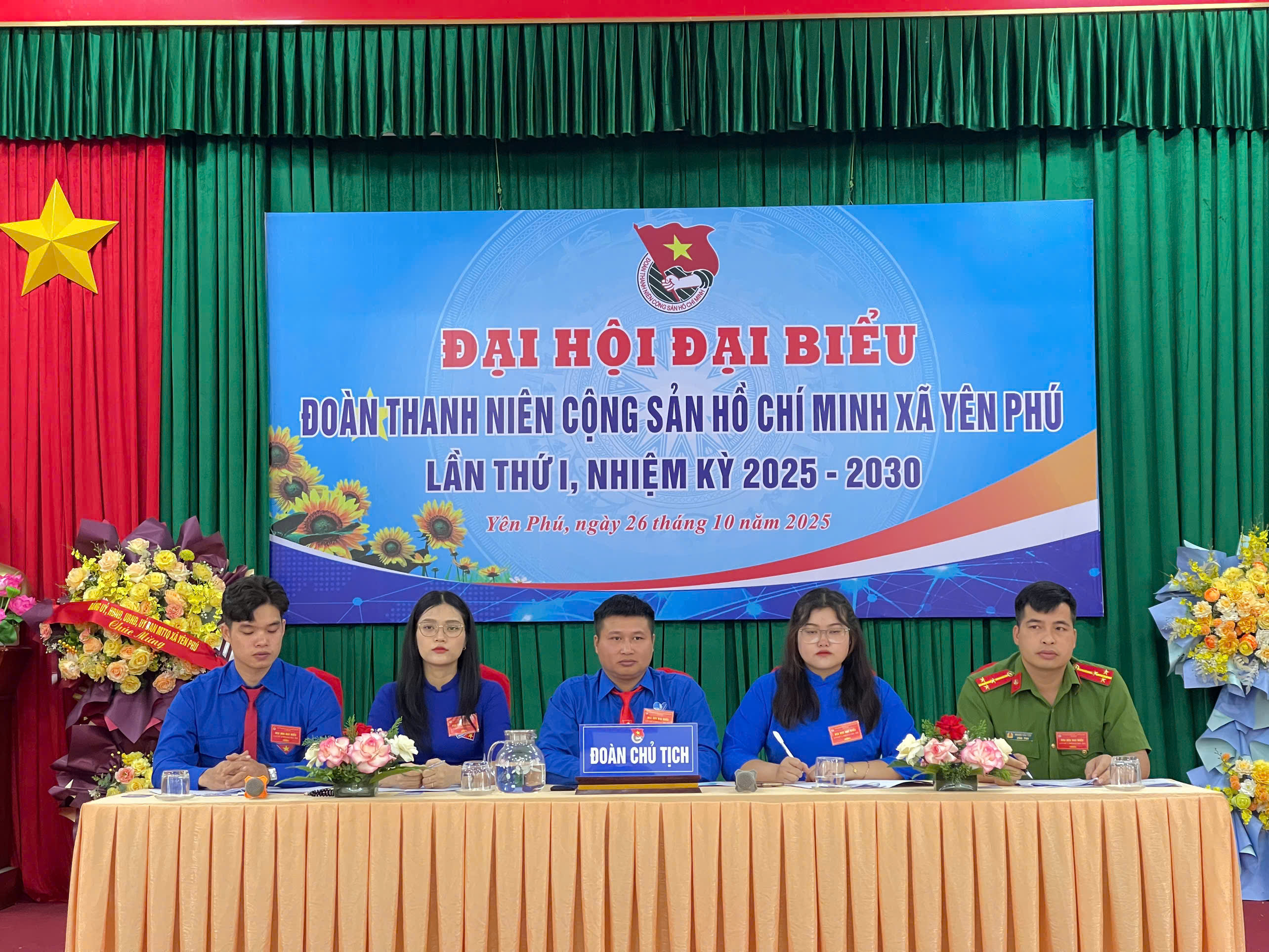 ĐẠI HỘI ĐẠI BIỂU  ĐOÀN TNCS HỒ CHÍ MINH XÃ YÊN PHÚ LẦN THỨ I, NHIỆM KỲ 2025–2030