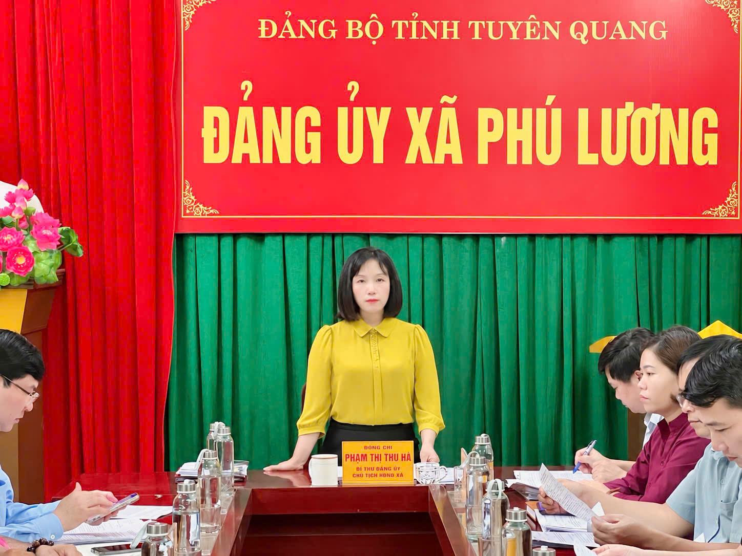 HỘI NGHỊ BAN CHẤP HÀNH ĐẢNG BỘ XÃ PHÚ LƯƠNG KỲ ĐỘT XUẤT CHO Ý KIẾN 8 DỰ THẢO KẾ HOẠCH