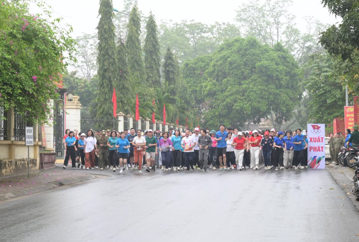 Lễ phát động Ngày chạy Olympic vì sức khỏe toàn dân xã Hàm Yên năm 2026