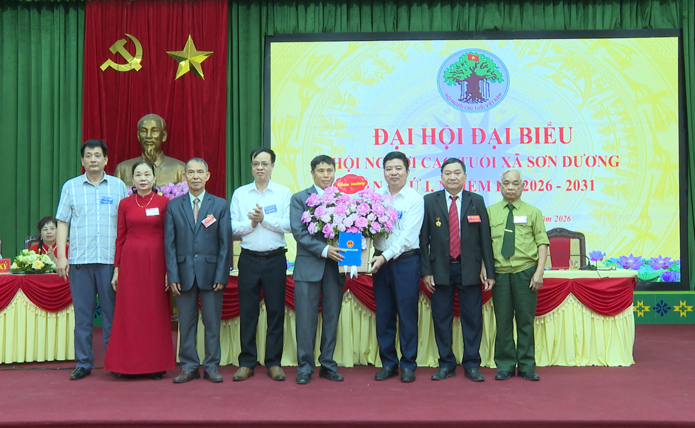 Đại hội đại biểu Hội Người cao tuổi xã Sơn Dương lần thứ I, nhiệm kỳ 2026 – 2031