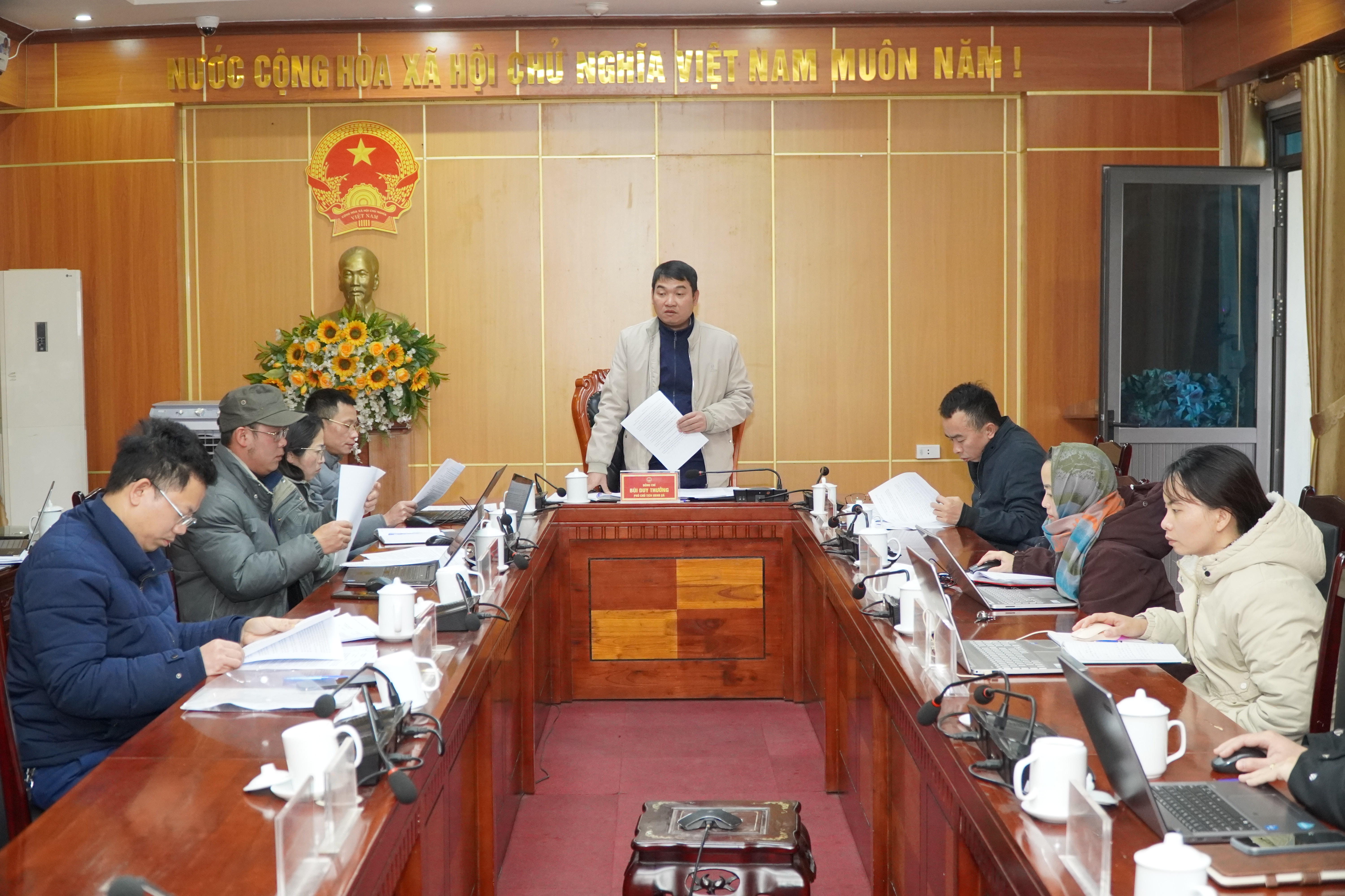 UBND xã Mèo Vạc triển khai công tác giải phóng mặt bằng các công trình, dự án trên địa bàn