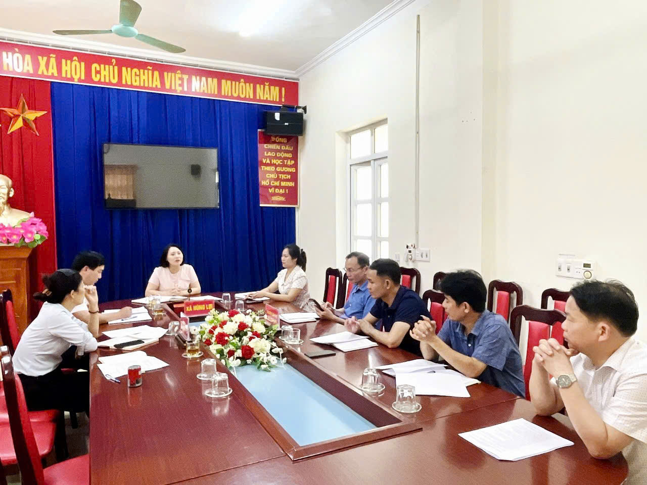 Xã Hùng Lợi thành lập đoàn giám sát hoạt động của Trung tâm Phục vụ hành chính công