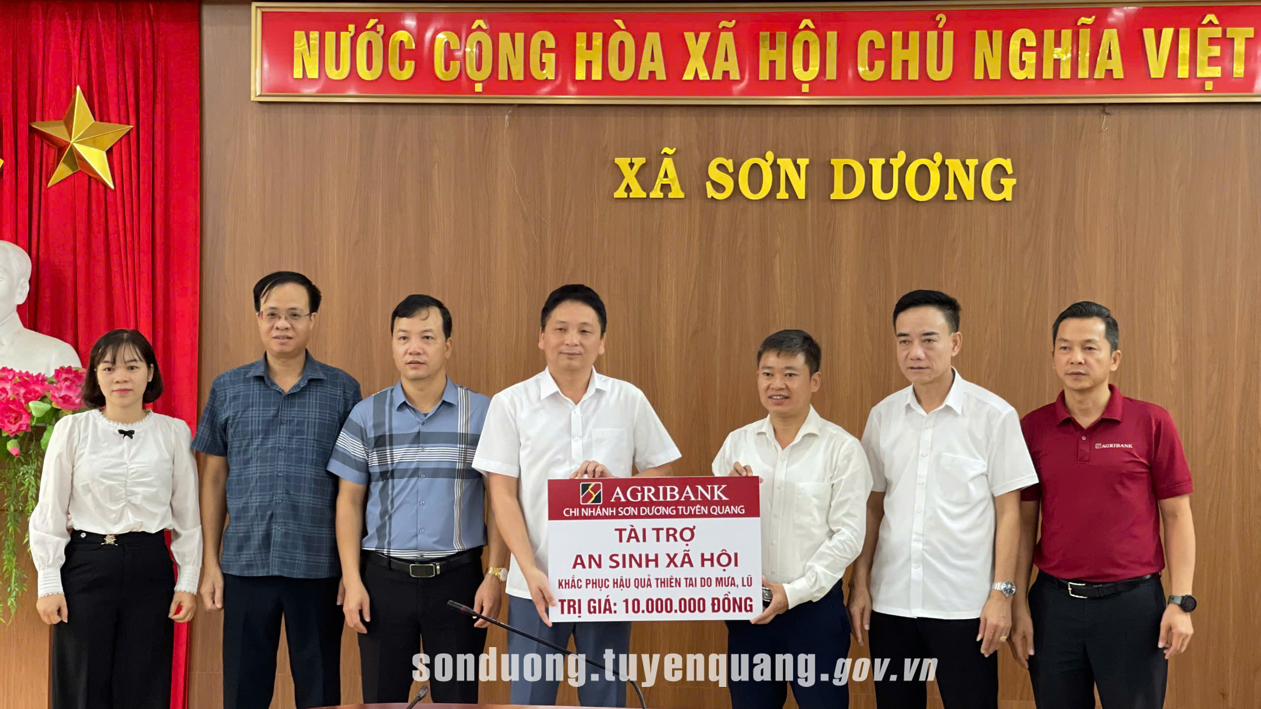 Tài trợ An sinh xã hội khắc phục hậu quả do hoàn lưu cơn bão số 10 và số 11 