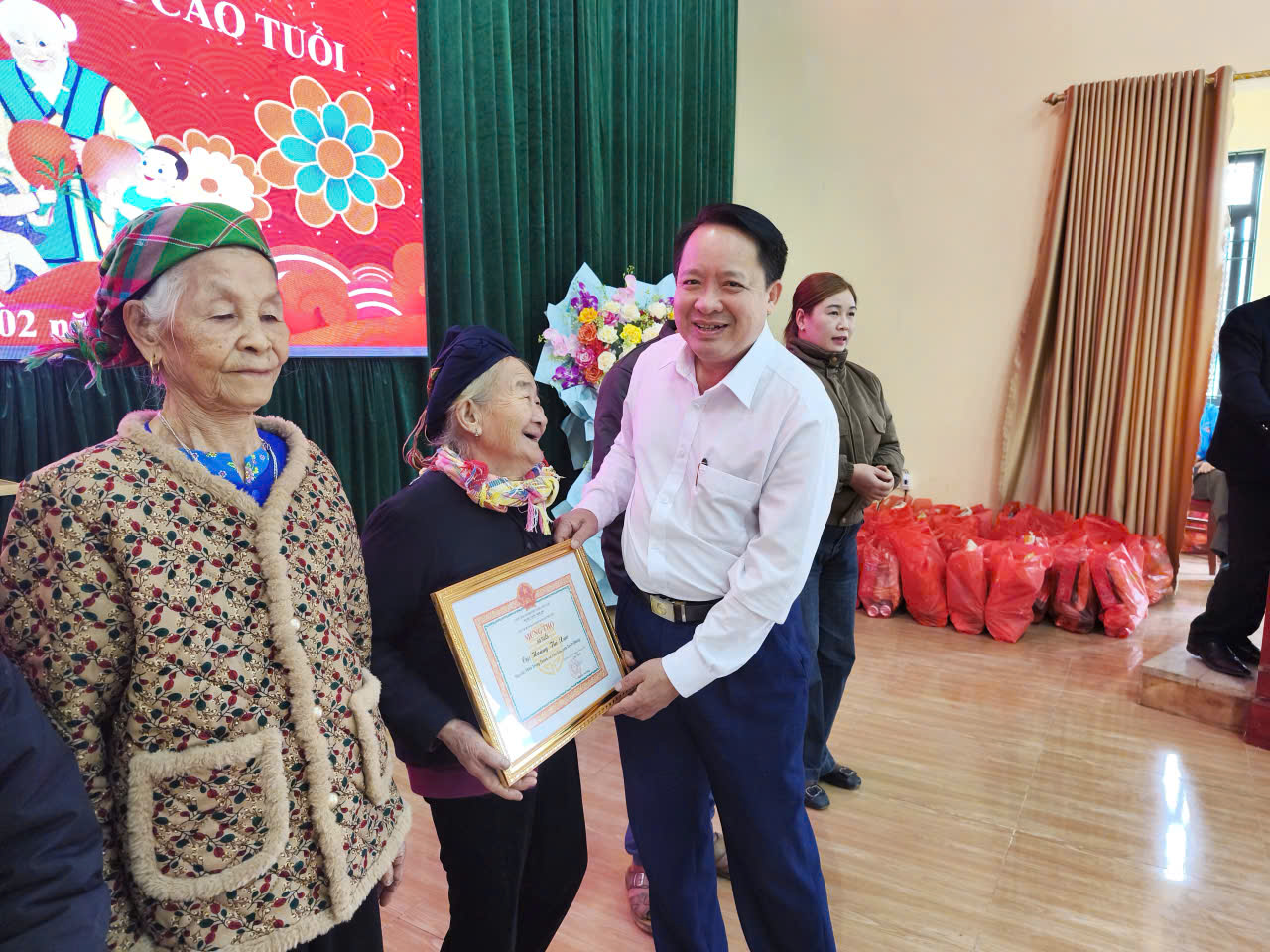 XÃ TIÊN YÊN TỔ CHỨC LỄ CHÚC THỌ, MỪNG THỌ NGƯỜI CAO TUỔI NĂM 2026