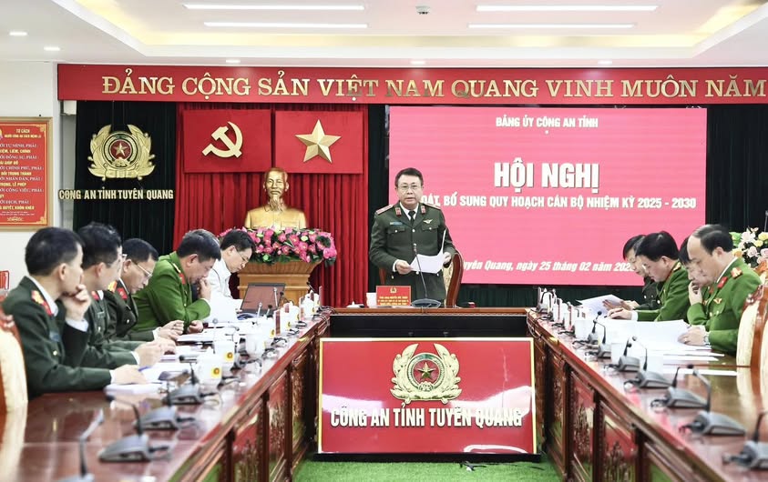 ĐẢNG UỶ CÔNG AN TỈNH THỰC HIỆN QUY TRÌNH BỔ SUNG QUY HOẠCH CÁN BỘ