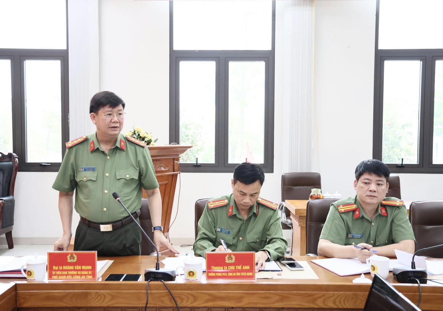 KIỂM TRA VIỆC THỰC HIỆN KIẾN NGHỊ SAU KIỂM TOÁN TẠI CÔNG AN TỈNH