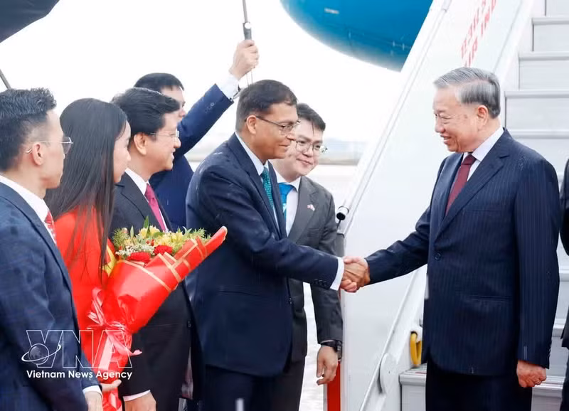 Party General Secretary, State President To Lam begins state visit to India