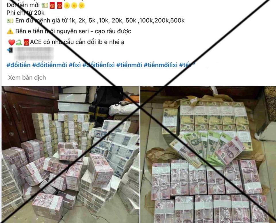 ĐỔI TIỀN MỚI, TIỀN LẺ TRÁI PHÁP LUẬT - COI CHỪNG TIỀN MẤT, TẬT MANG