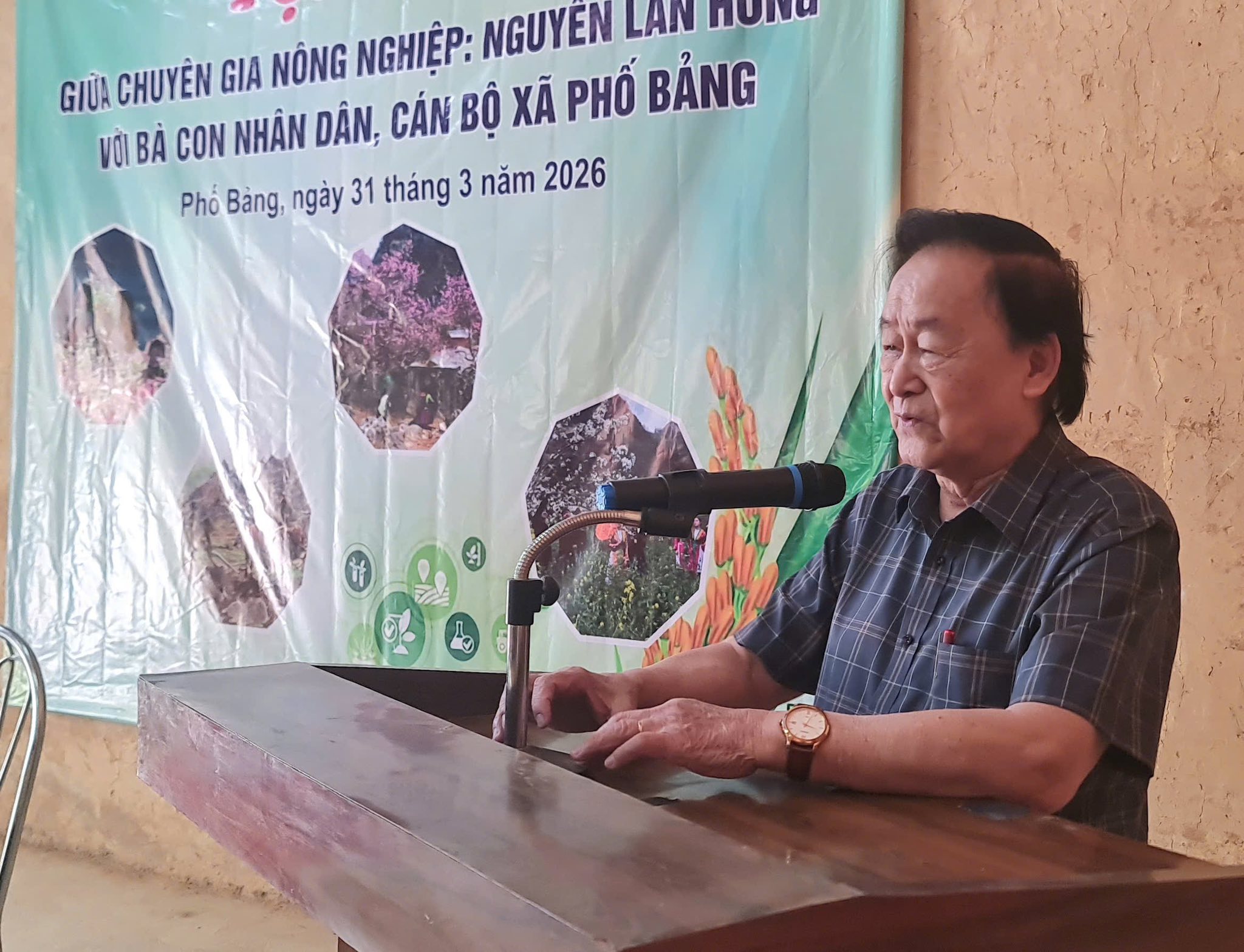 TỌA ĐÀM GIỮA CHUYÊN GIA NÔNG NGHIỆP VỚI BÀ CON NHÂN DÂN XÃ PHỐ BẢNG