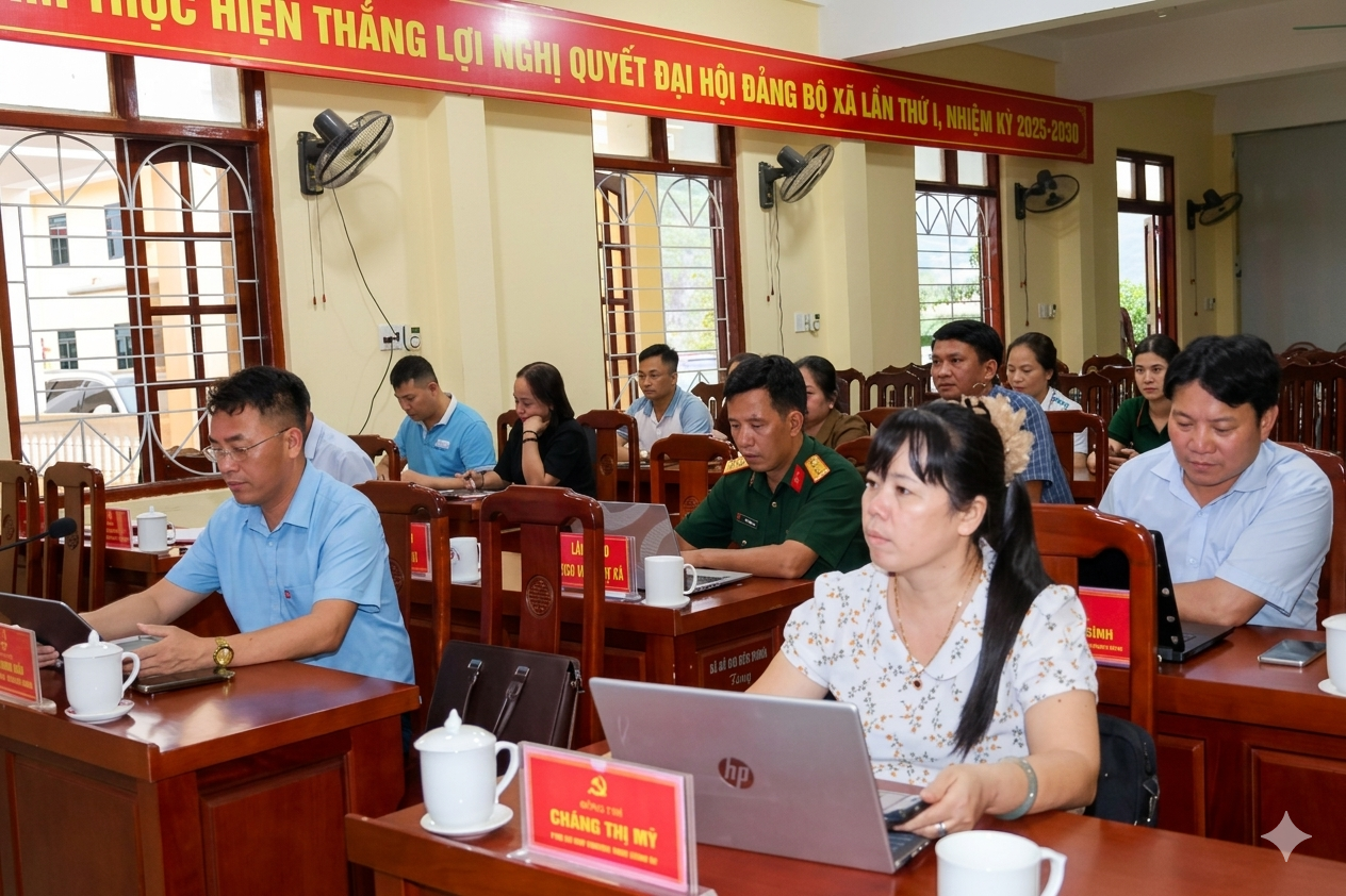 XÃ THẮNG MỐ THAM DỰ HỘI NGHỊ TỔNG KẾT NĂM HỌC 2025 - 2026, TRIỂN KHAI NHIỆM VỤ NĂM HỌC 2026 - 2027