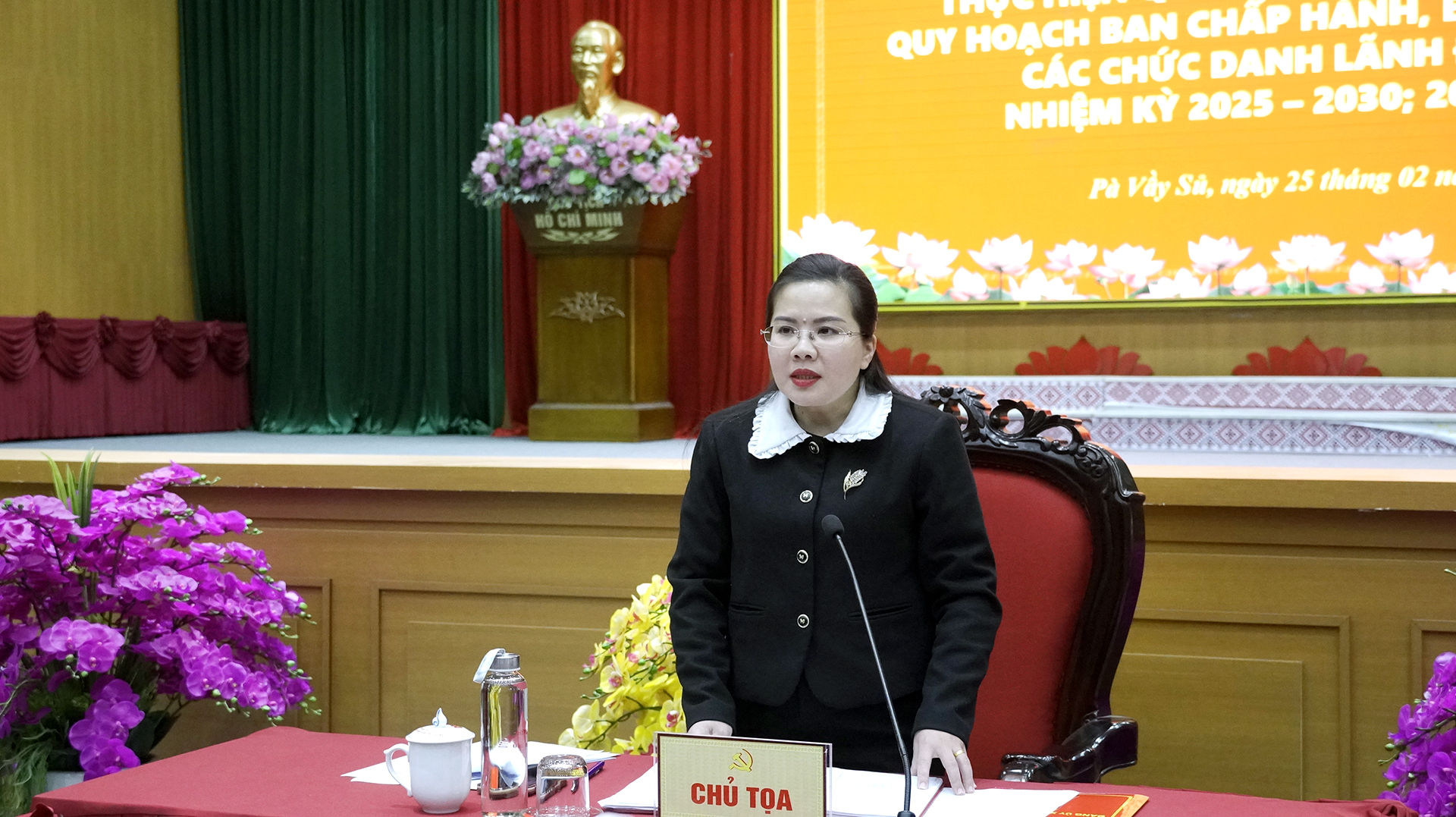 Đảng ủy xã Pà Vầy Sủ tổ chức Hội nghị rà soát, bổ sung công tác quy hoạch cán bộ nhiệm kỳ 2025–2030 và 2026–2031