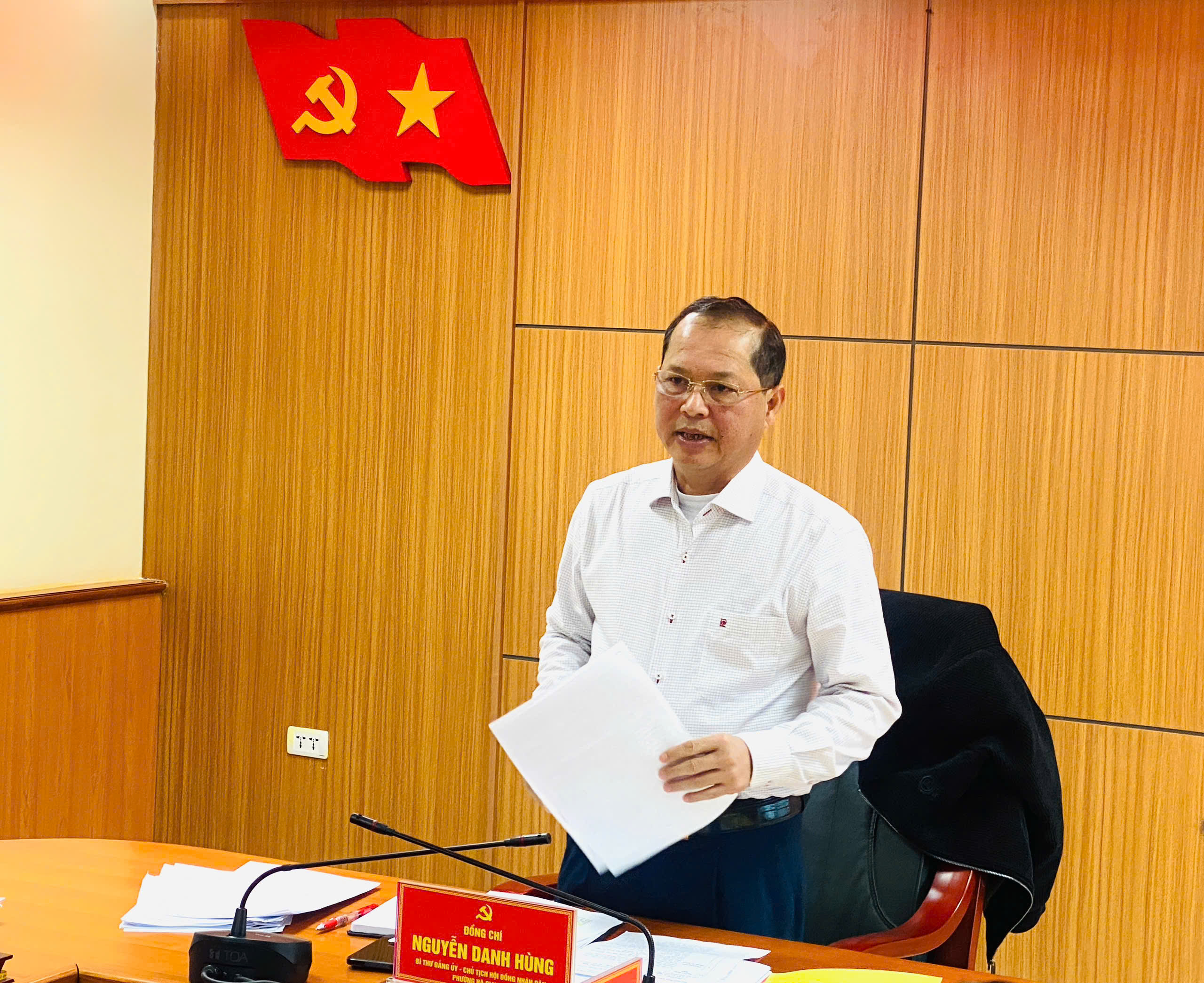 Hội nghị Ban Thường vụ Đảng ủy phường Hà Giang 1, phiên họp thường kỳ tháng 12/2025.