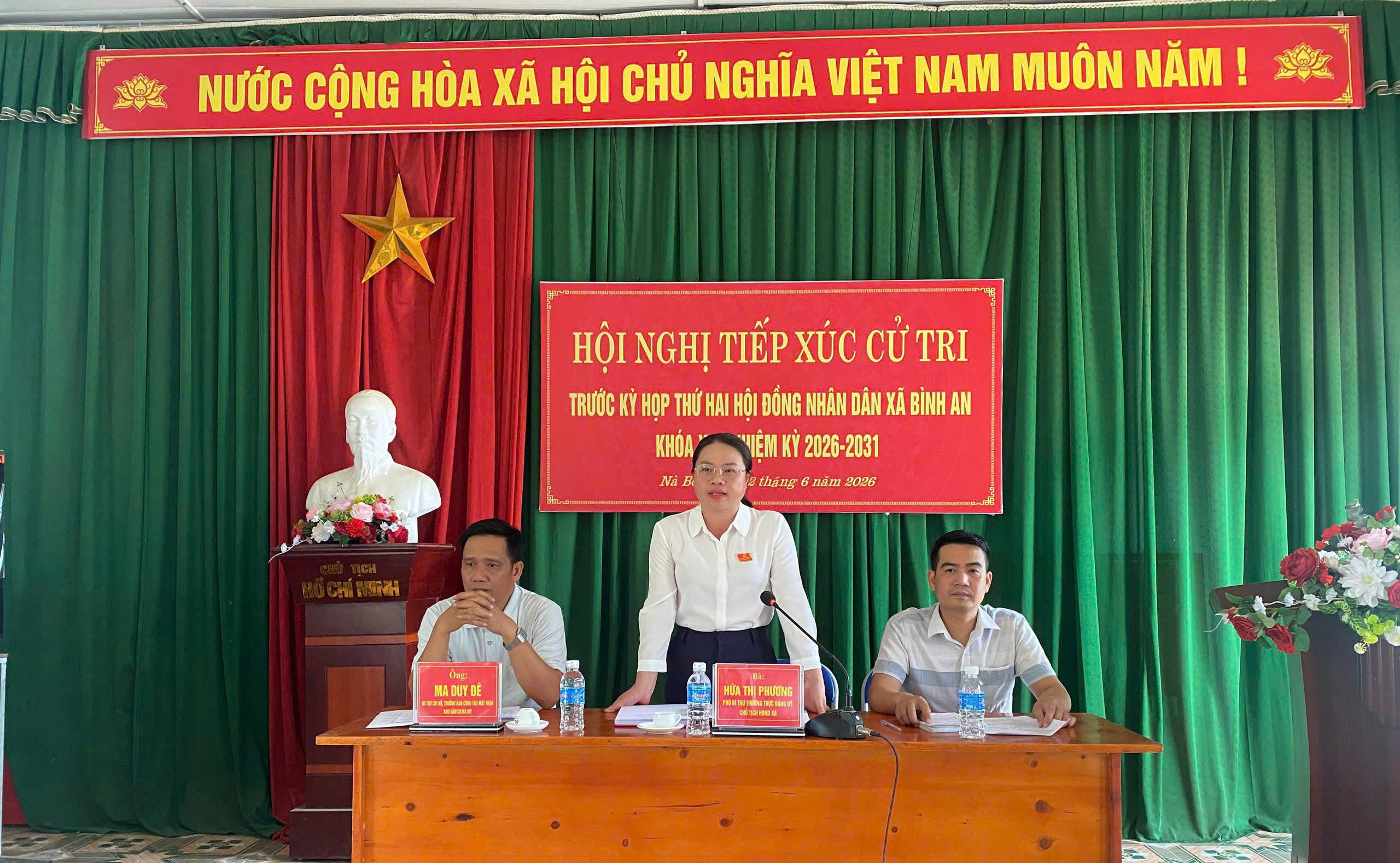 Đại biểu HĐND Xã tiếp xúc cử tri trước kỳ họp thứ hai HĐND xã khóa XXI, nhiệm kỳ 2026 – 2031