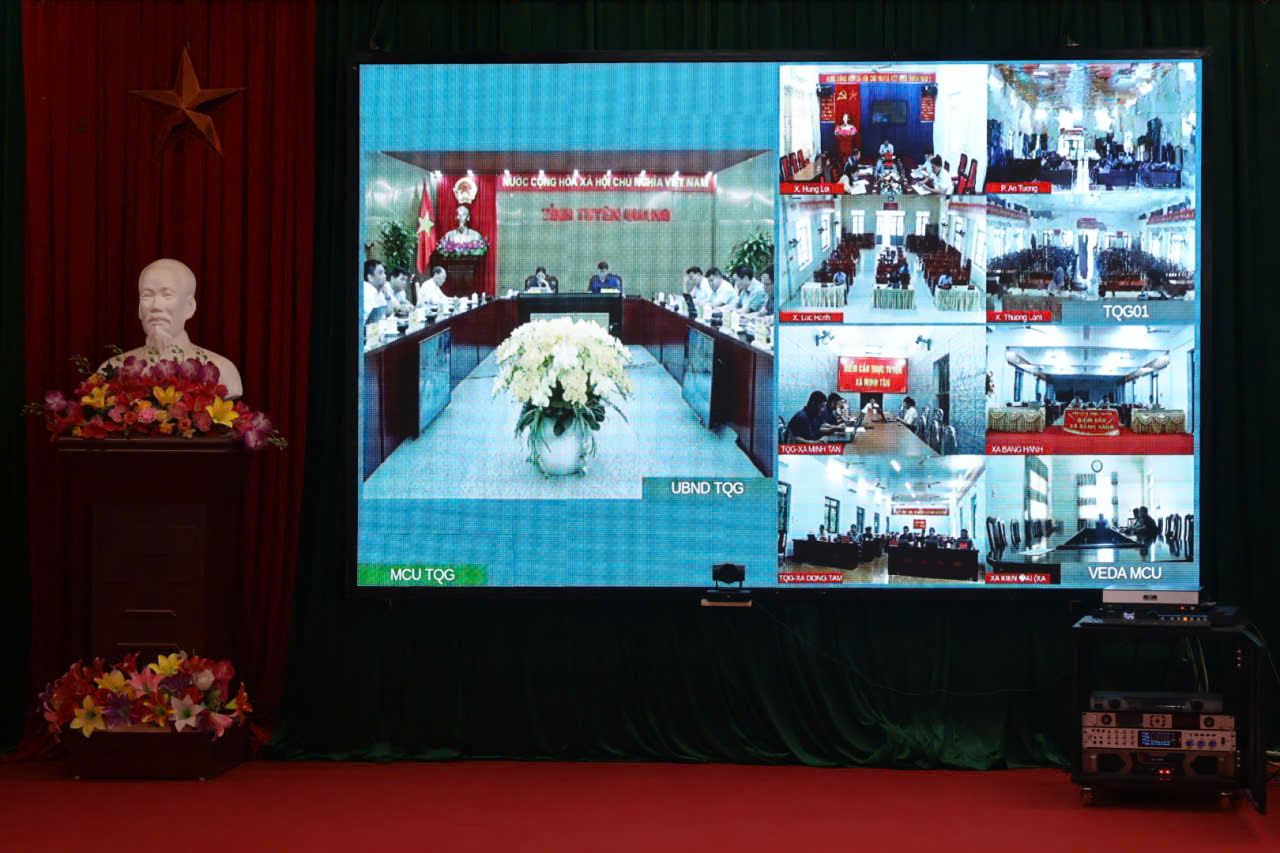 Xã Vĩnh Tuy tham dự Hội nghị trực tuyến triển khai thực hiện các Chương trình mục tiêu quốc gia