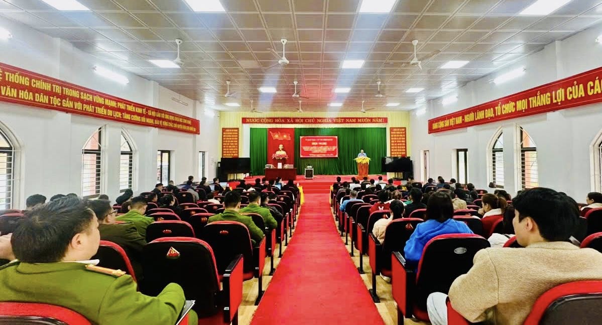 XÃ PHỐ BẢNG TỔ CHỨC HỘI NGHỊ TẬP HUẤN NGHIỆP VỤ KIỂM PHIẾU VÀ TỔNG HỢP KẾT QUẢ BẦU CỬ