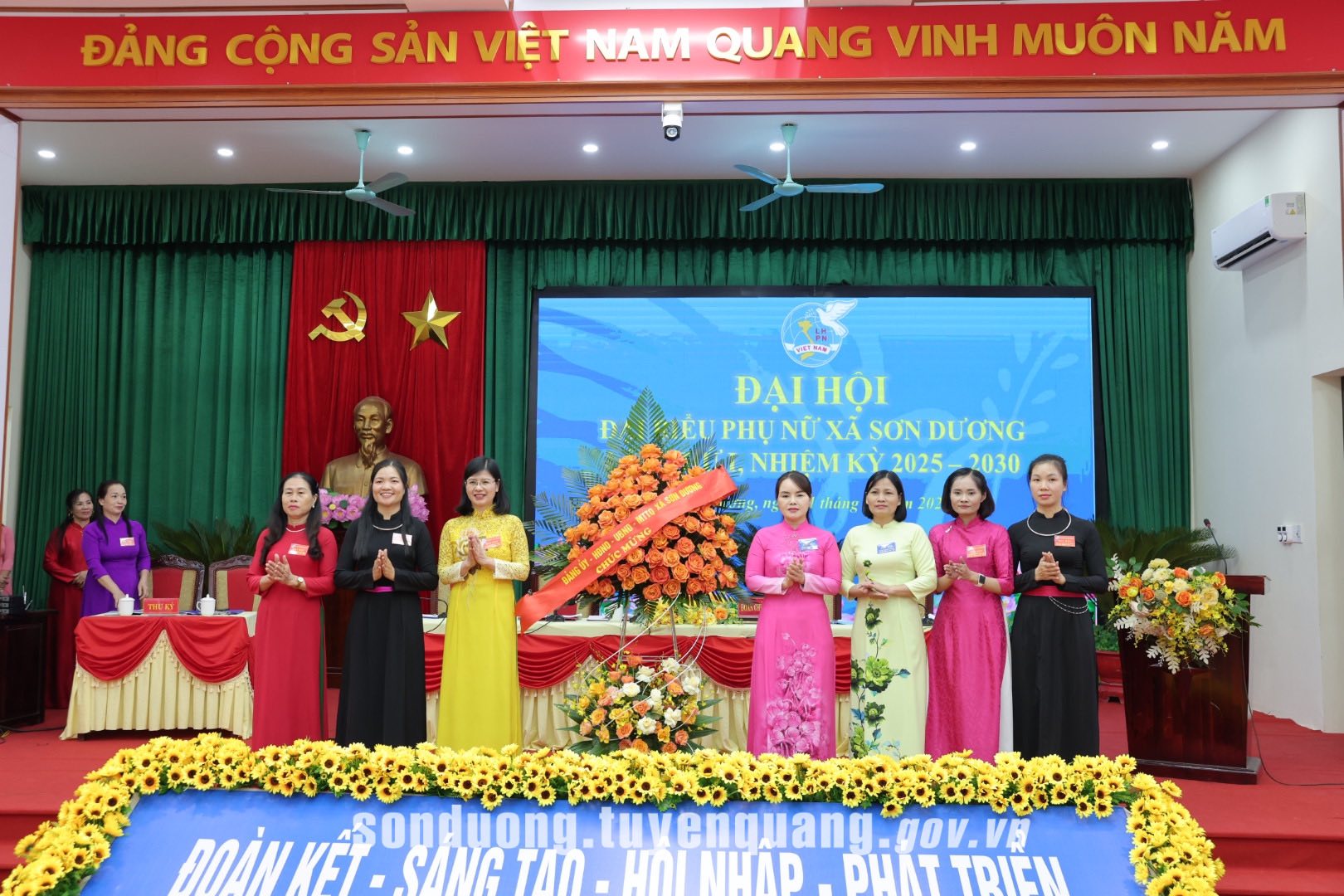 Đại hội đại biểu Phụ nữ xã Sơn Dương lần thứ I, nhiệm kỳ 2025-2030