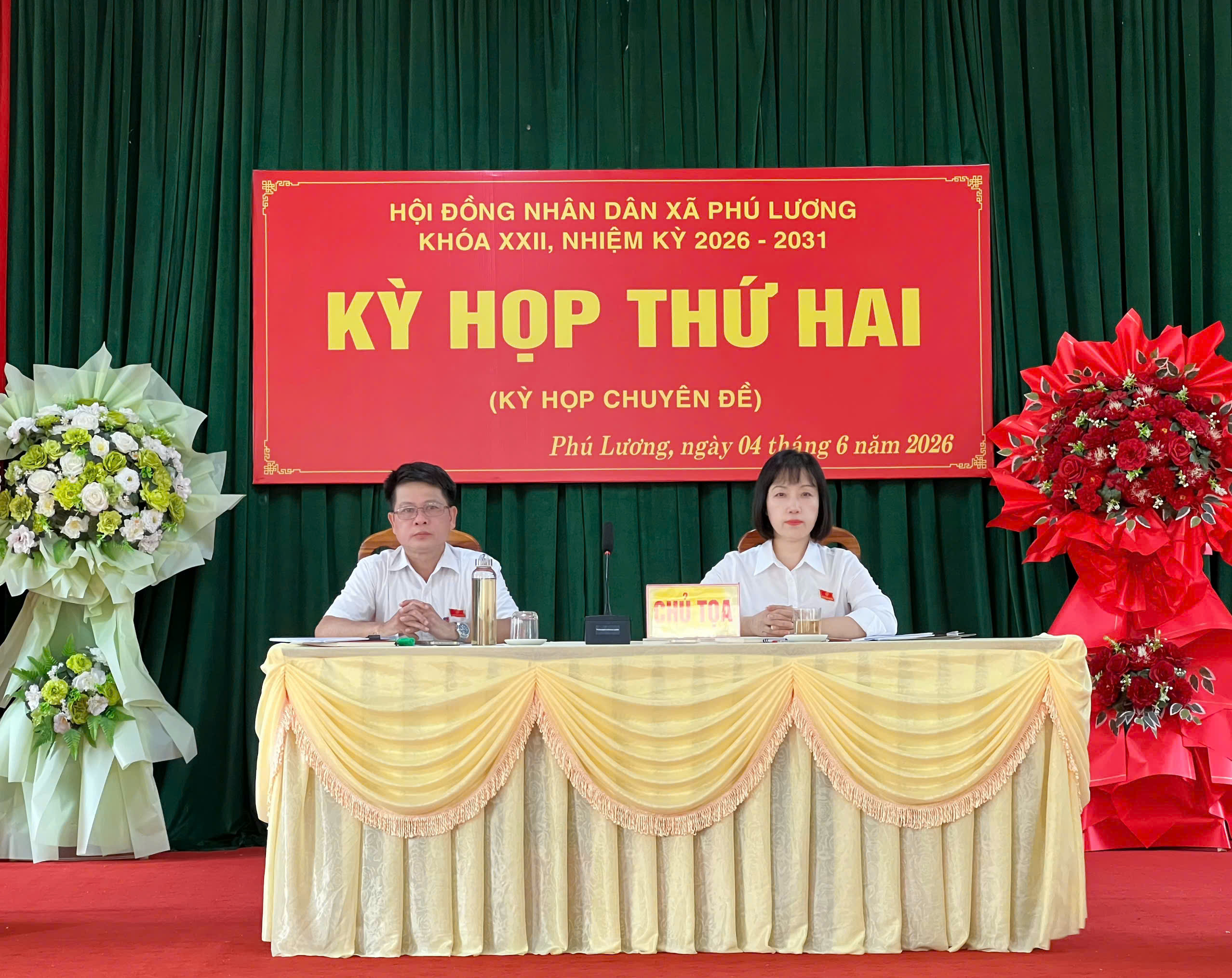 HĐND XÃ PHÚ LƯƠNG TỔ CHỨC KỲ HỌP THỨ HAI (KỲ HỌP CHUYÊN ĐỀ) KHÓA XXII, NHIỆM KỲ 2026 – 2031