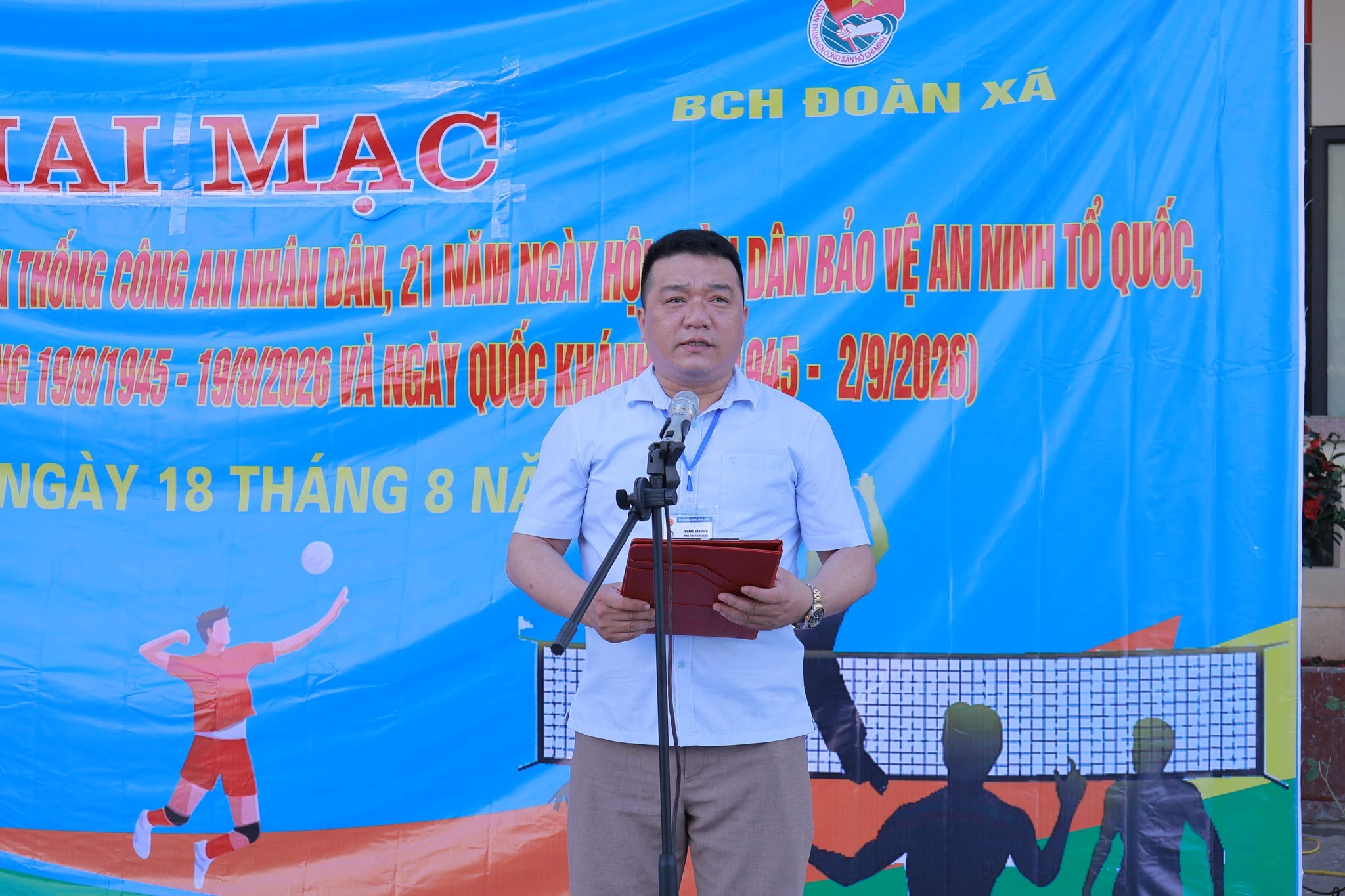 XÃ TRUNG THỊNH KHAI MẠC GIẢI THỂ THAO CHÀO MỪNG CÁC NGÀY LỄ LỚN