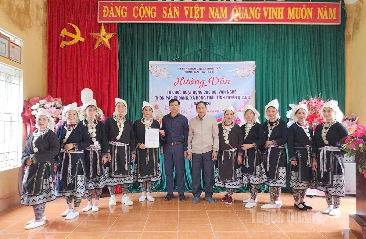 Xã Hồng Thái bảo tồn, gìn giữ và phát huy bản sắc văn hóa truyền thống