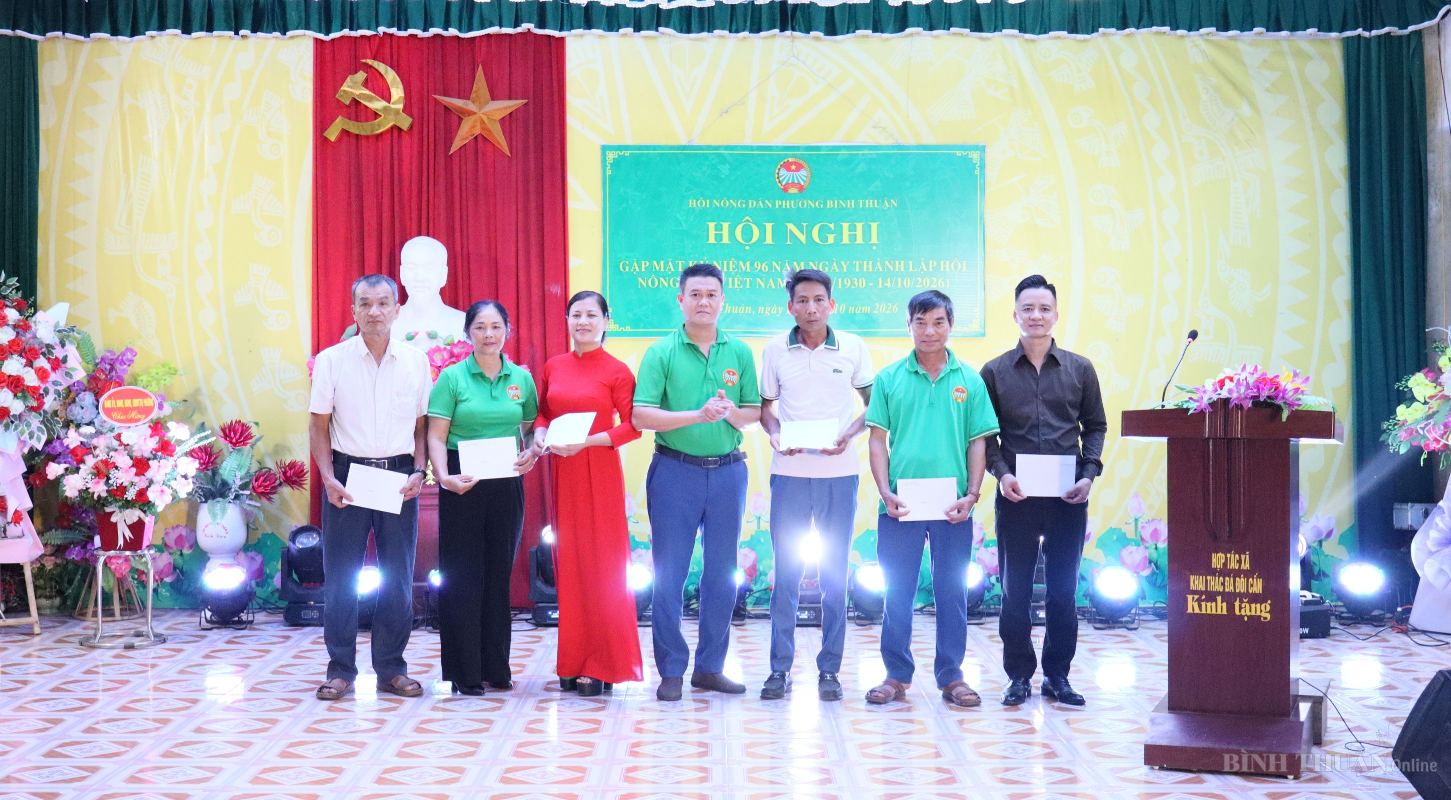 HỘI NÔNG DÂN PHƯỜNG BÌNH THUẬN GẶP MẶT KỶ NIỆM 96 NĂM NGÀY THÀNH LẬP HỘI NÔNG DÂN VIỆT NAM