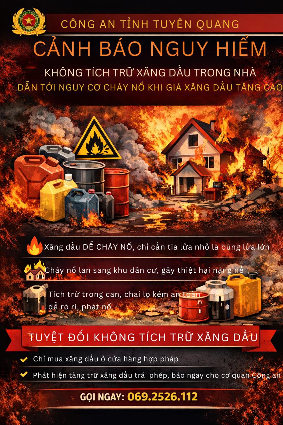KHÔNG TÍCH TRỮ XĂNG DẦU KHI GIÁ TĂNG ĐỘT BIẾN