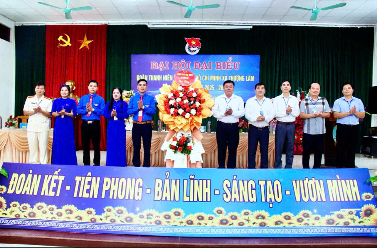 Đoàn TNCS Hồ Chí Minh xã Thượng Lâm đã tổ chức thành công Đại hội đại biểu lần thứ I, nhiệm kỳ 2025 – 2030