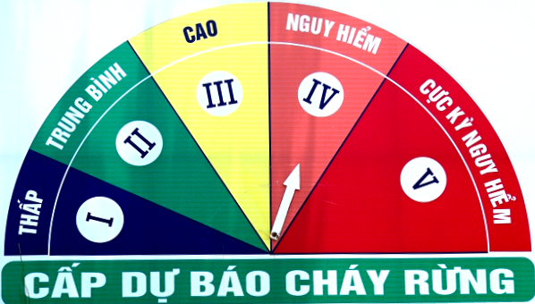 Thông báo Cấp dự báo cháy rừng trên địa bàn tỉnh Tuyên Quang (Từ ngày 17/3/2026 đến ngày 23/3/2026)