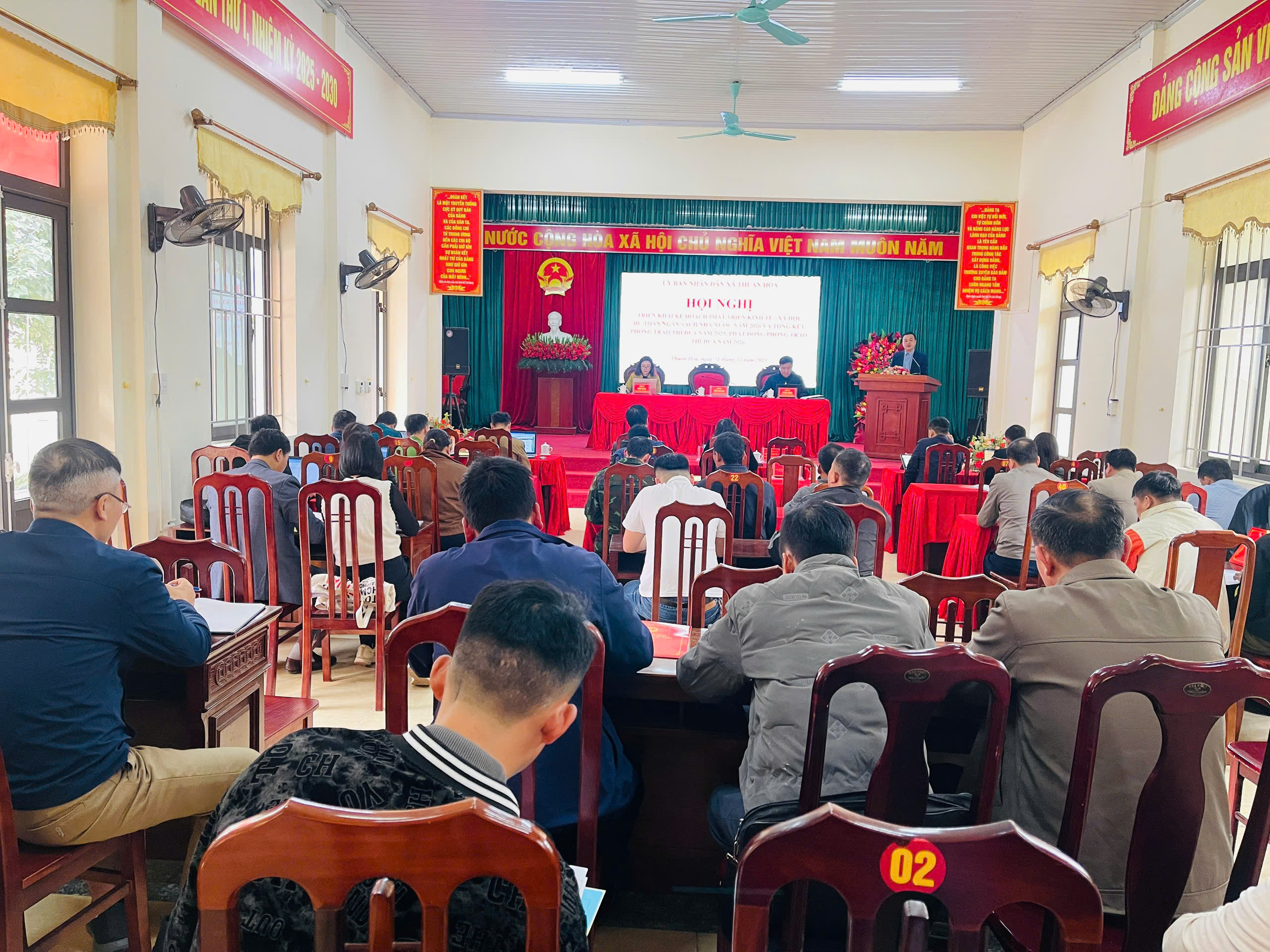 Thuận Hòa tổ chức hội nghị tổng kết các phong trào thi đua và phát động phong trào thi đua năm 2026