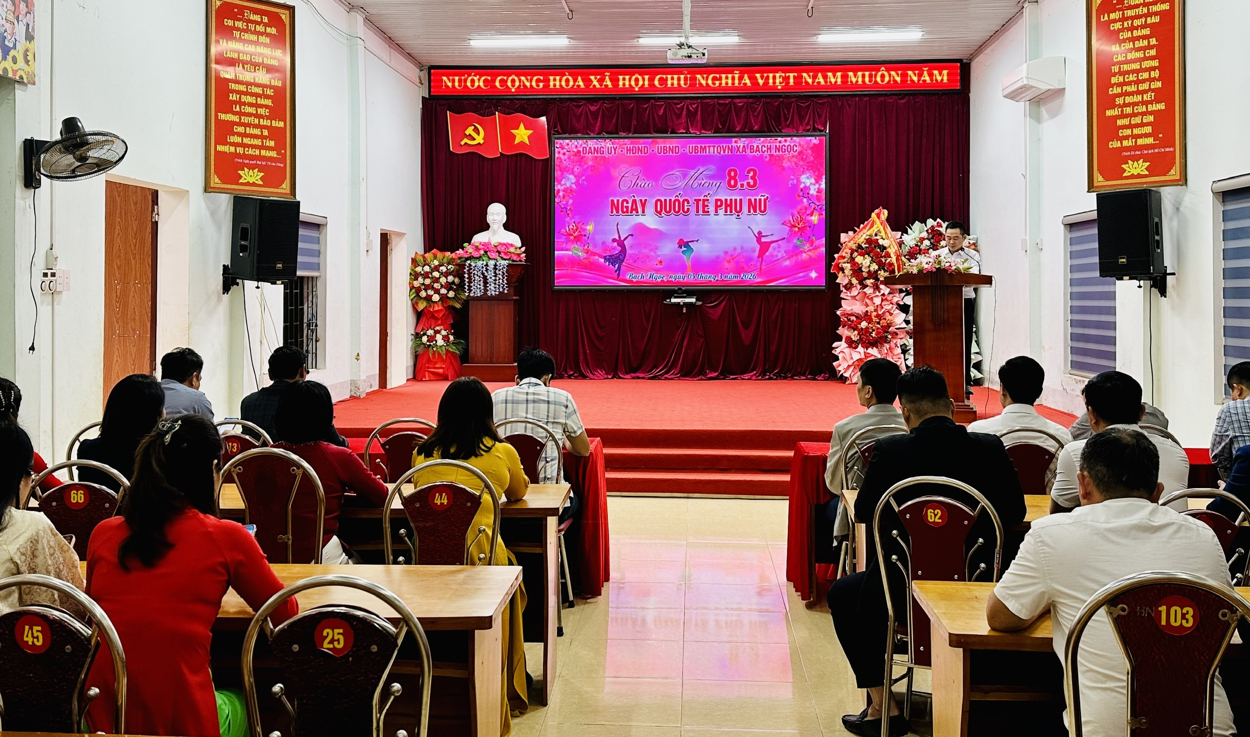 Xã Bạch Ngọc tổ chức gặp mặt kỷ niệm 116 năm Ngày Quốc tế Phụ nữ 8/3