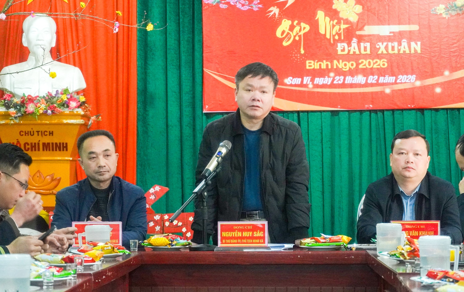 Xã Sơn Vĩ: Tập trung triển khai ngay các nhiệm vụ trọng tâm sau Tết