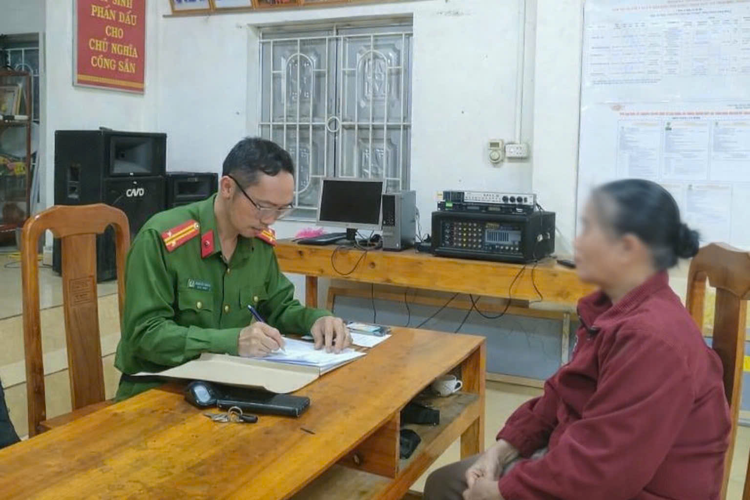 CÔNG AN XÃ THÁI HÒA TĂNG CƯỜNG TUYÊN TRUYỀN, PHÒNG NGỪA HOẠT ĐỘNG LIÊN QUAN ĐẾN “PHÁP LUÂN CÔNG”