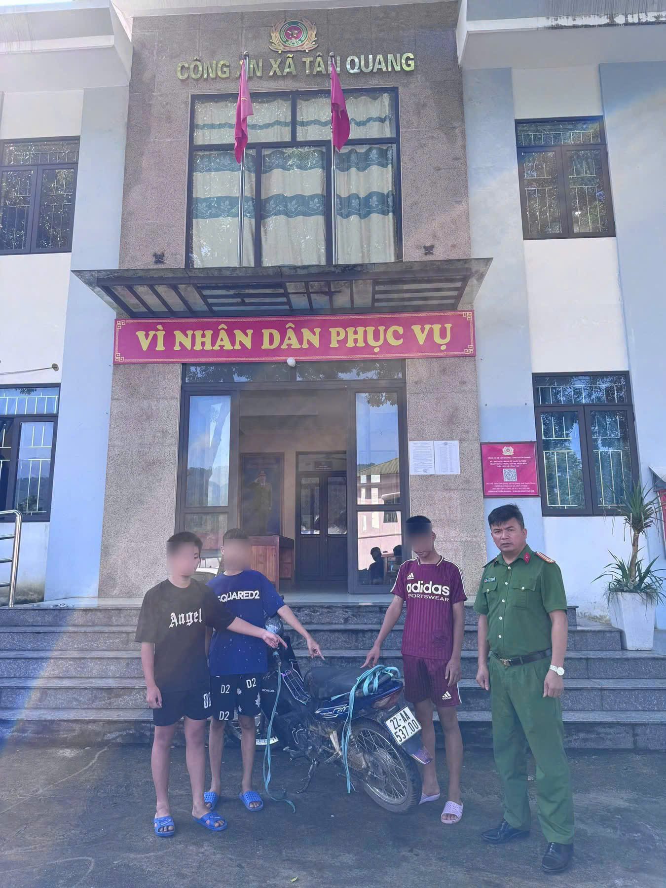 NHANH CHÓNG LÀM RÕ VỤ TRỘM CẮP XE MÔ TÔ, THU HỒI TÀI SẢN CHO NGƯỜI DÂN