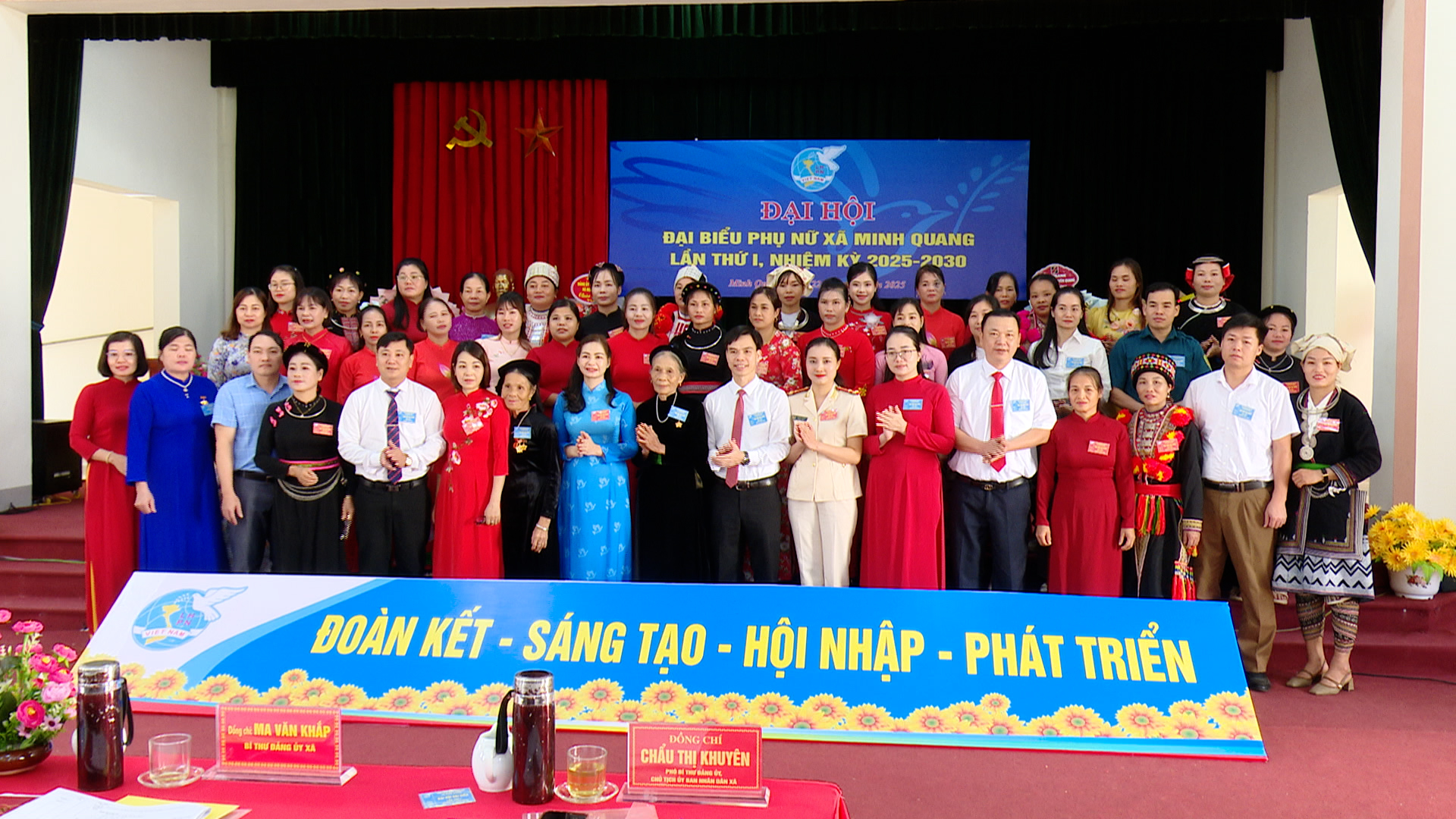 Hội Liên hiệp Phụ nữ xã Minh Quang tổ chức Đại hội đại biểu lần thứ I, nhiệm kỳ 2025 - 2030