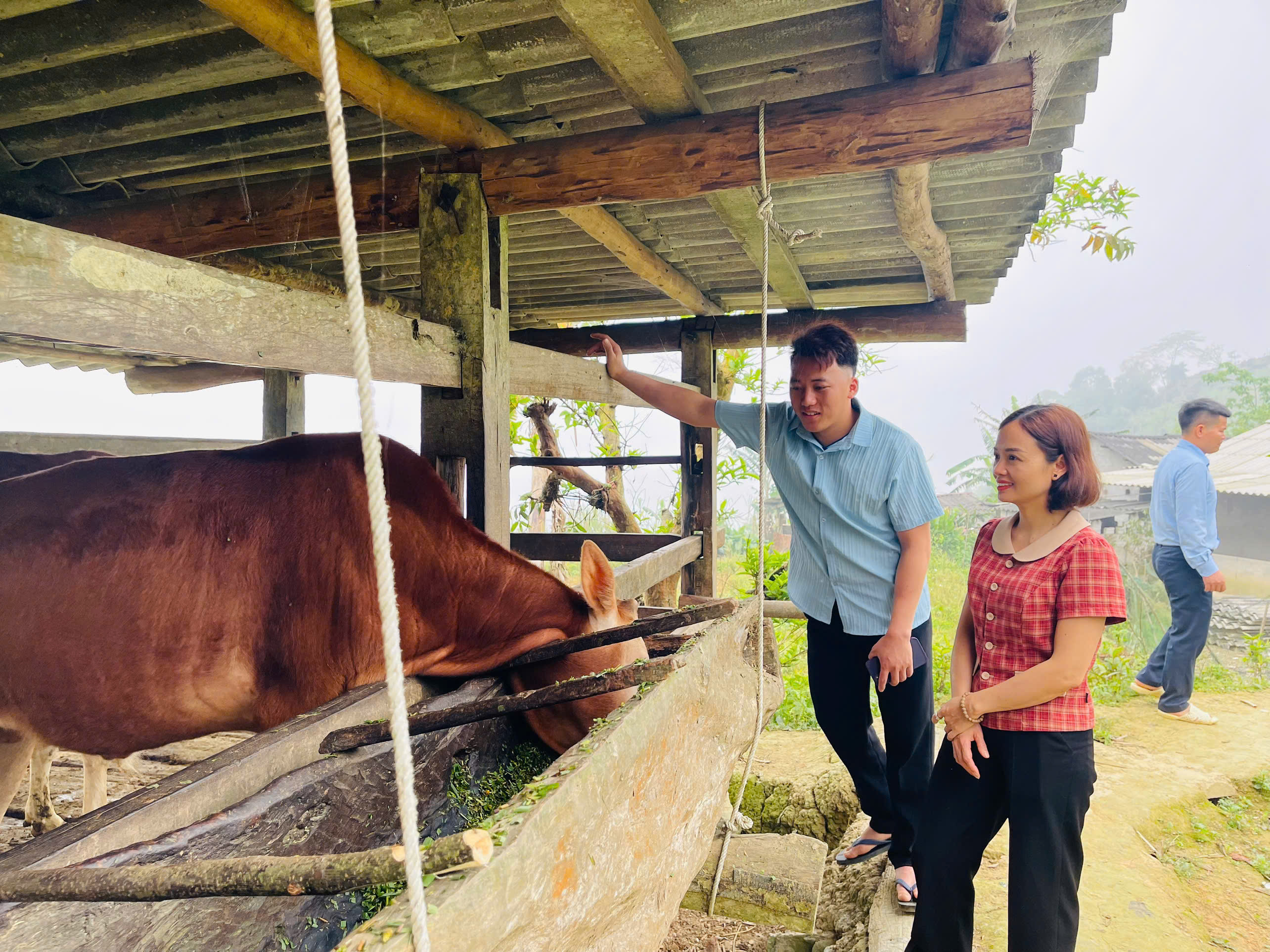 UBND XÃ MINH TÂN KIỂM TRA TÌNH HÌNH PHÁT TRIỂN KINH TẾ - XÃ HỘI TẠI THÔN THƯỢNG LÂM VÀ TẢ LÈNG