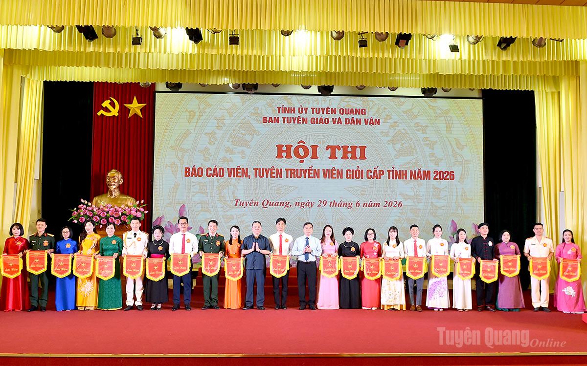 22 thí sinh tham gia Hội thi Báo cáo viên, tuyên truyền viên giỏi cấp tỉnh năm 2026