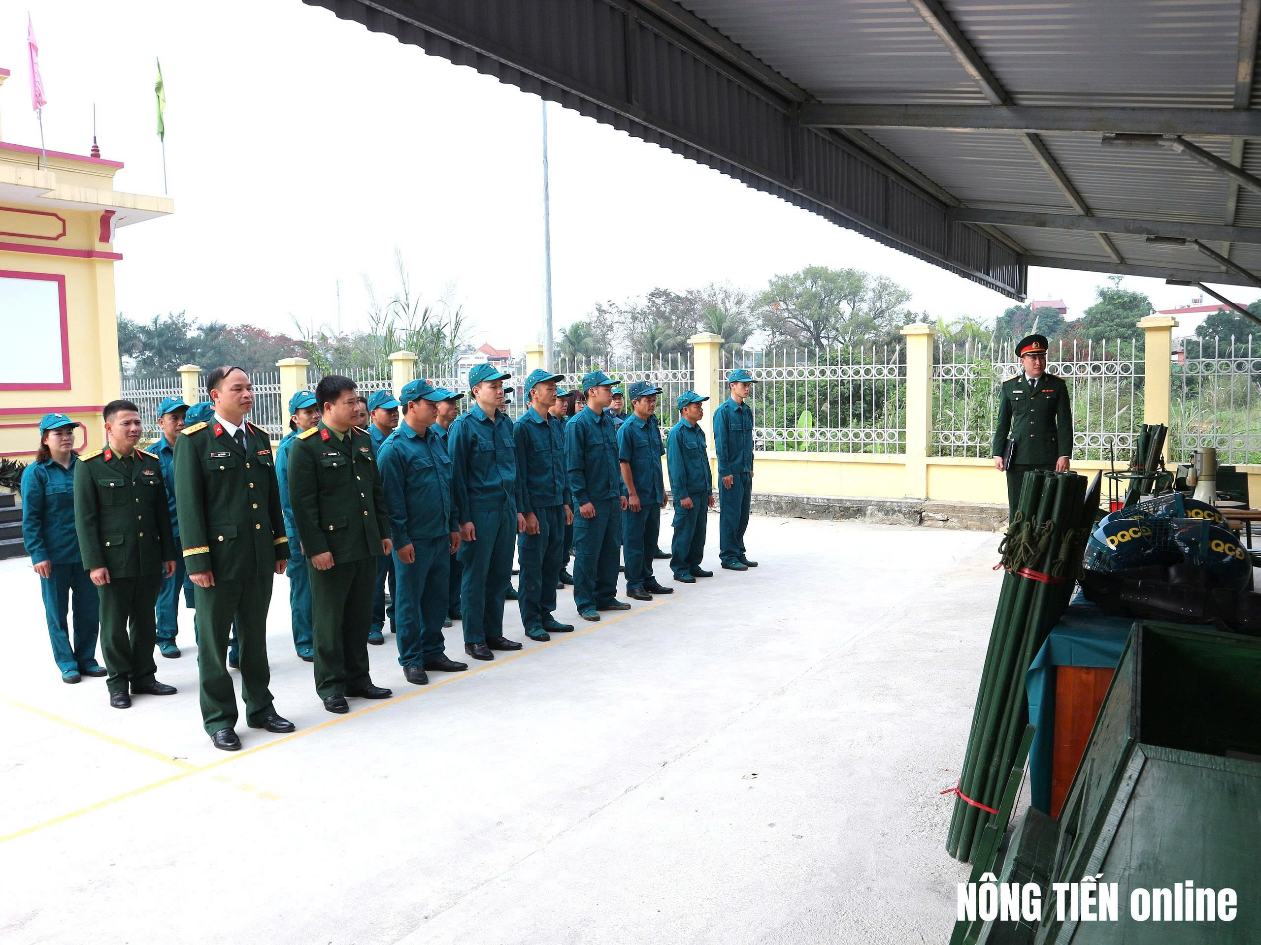 Phường Nông Tiến tổ chức hội nghị quán triệt mệnh lệnh huấn luyện chiến đấu năm 2026, sẵn sàng bảo vệ tuyệt đối an toàn “Ngày hội non sông”