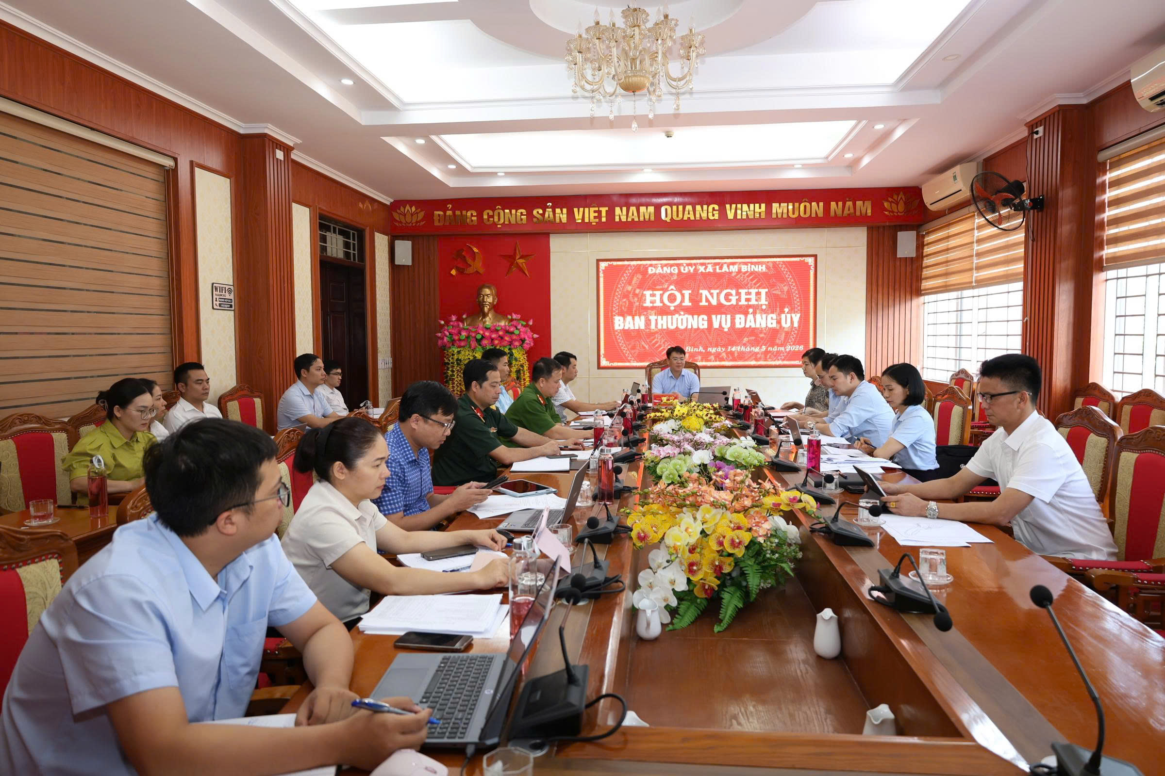 Lâm Bình tổ chức Hội nghị Ban Thường vụ Đảng ủy