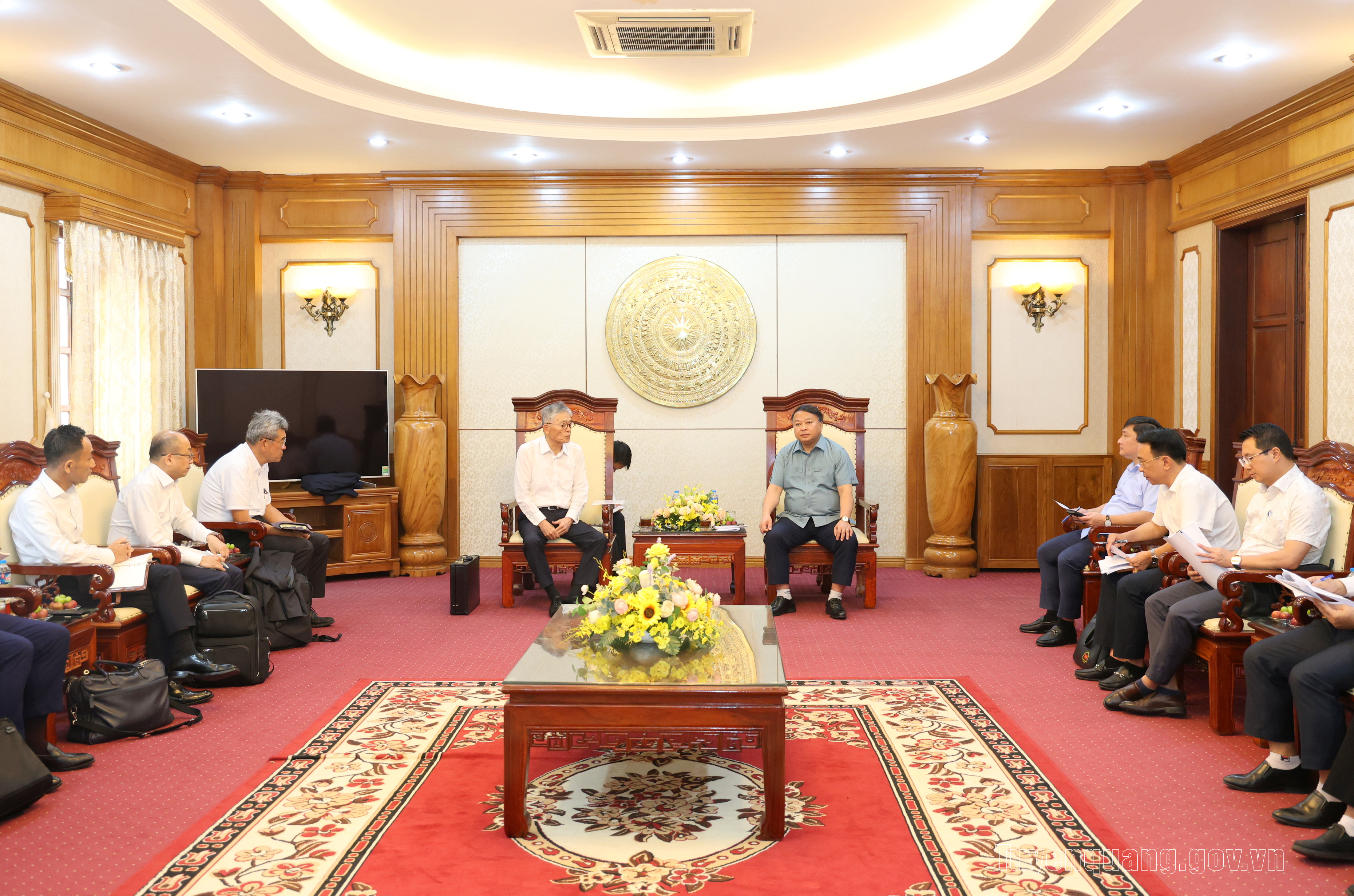 Tuyen Quang Chairman Meets Japan’s EREX Board 