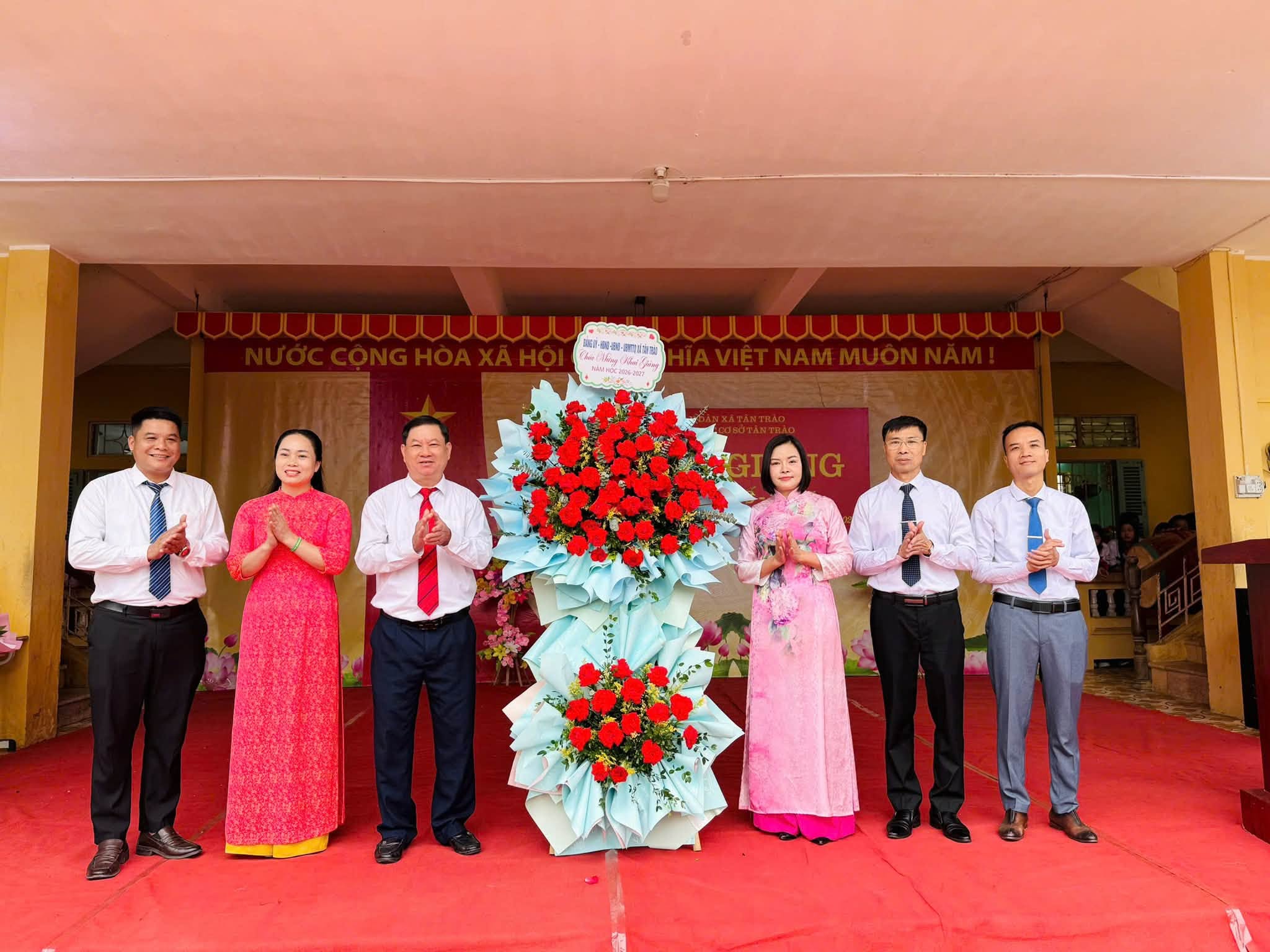 Rộn ràng ngày khai giảng năm học mới trên địa bàn xã Tân Trào