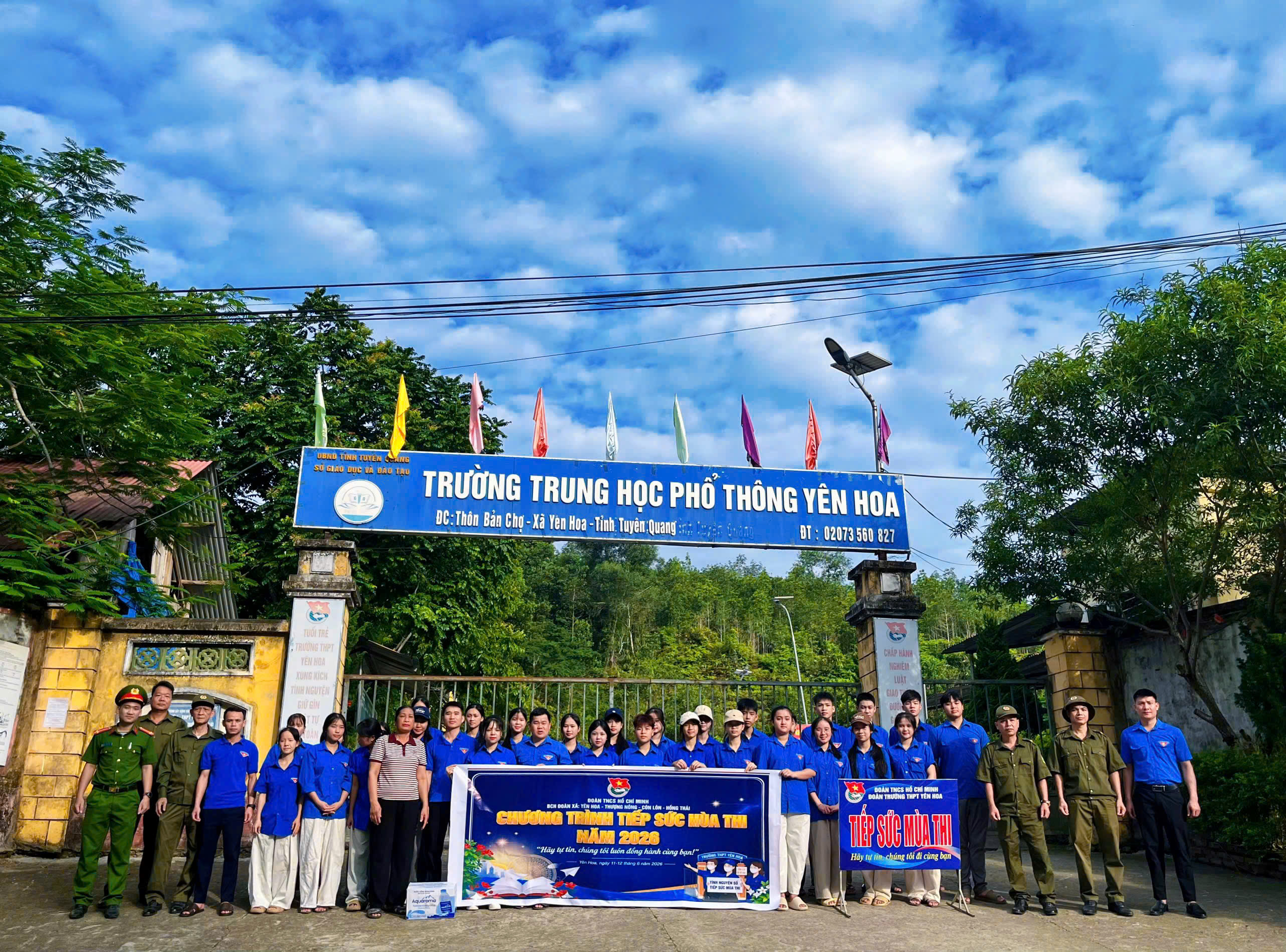 CÔNG AN XÃ YÊN HOA BẢO ĐẢM AN NINH, TRẬT TỰ VÀ THAM GIA TIẾP SỨC KỲ THI TỐT NGHIỆP THPT NĂM 2026